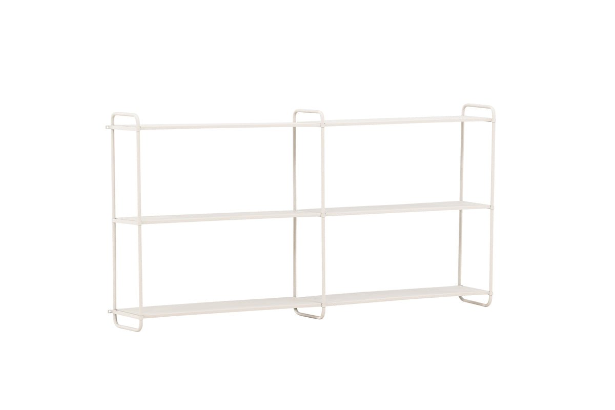 Væghylde Lyon – Væghylde i Beige eller Sort, lille & stor