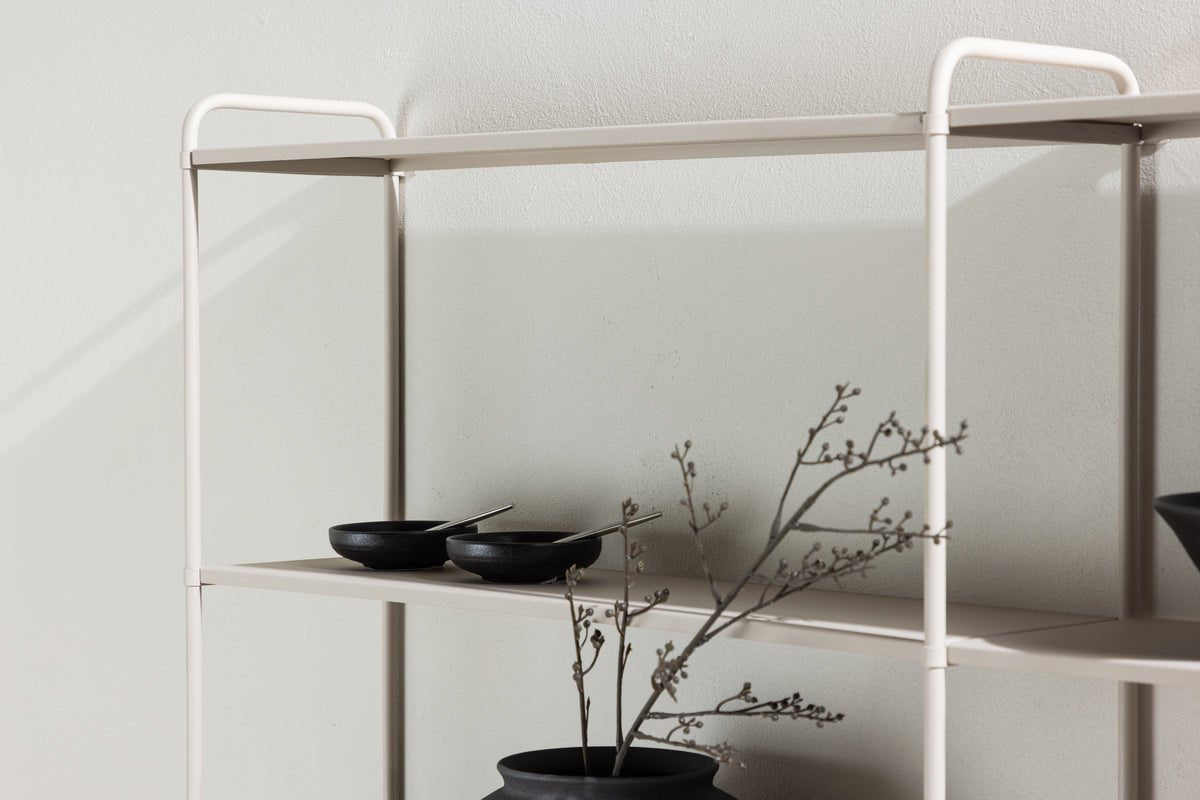 Væghylde Lyon – Væghylde i Beige eller Sort, lille & stor