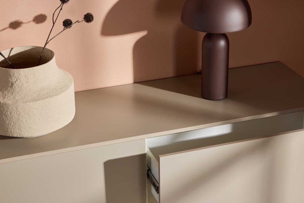 TV-Lowboard Valerio – Minimalistisk elegance i Beige