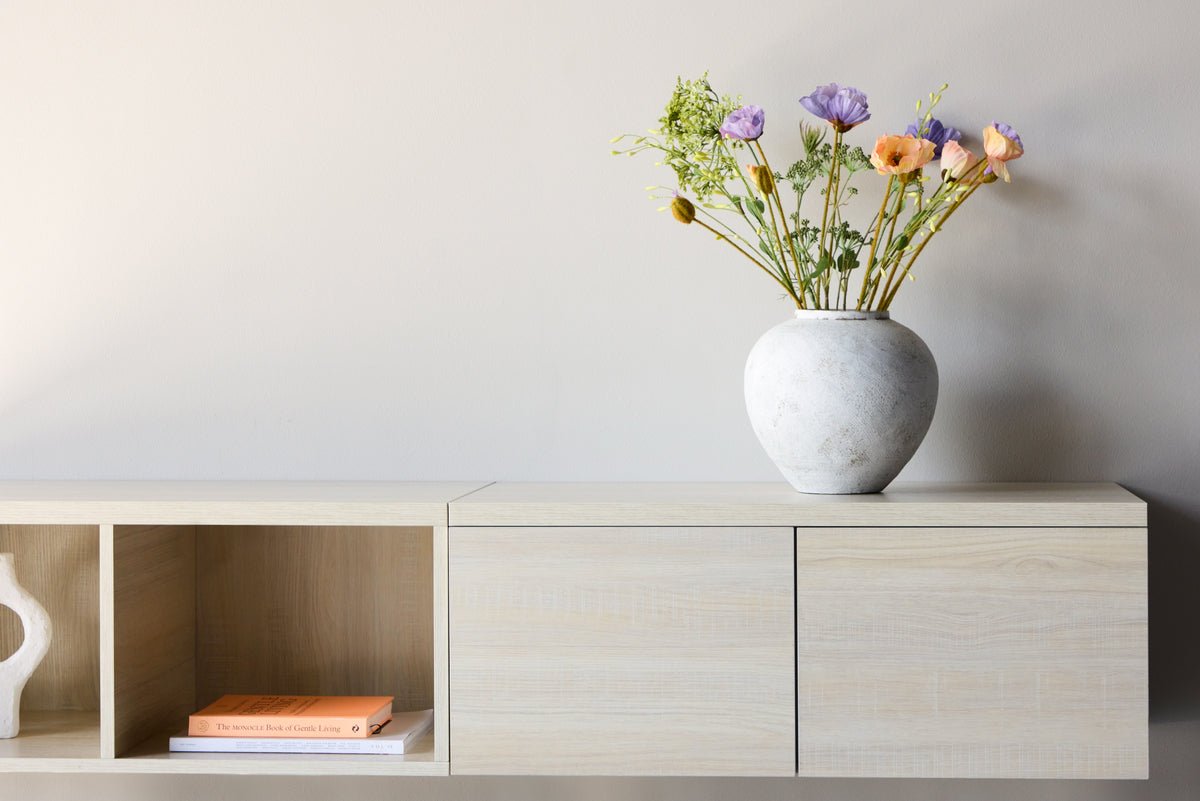 TV-Lowboard Skagen Whitewash – Lys skandinavisk design