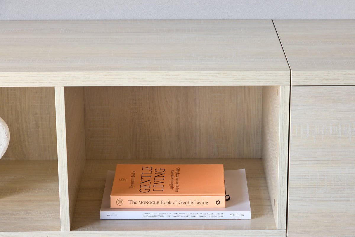 TV-Lowboard Skagen Whitewash – Lys skandinavisk design