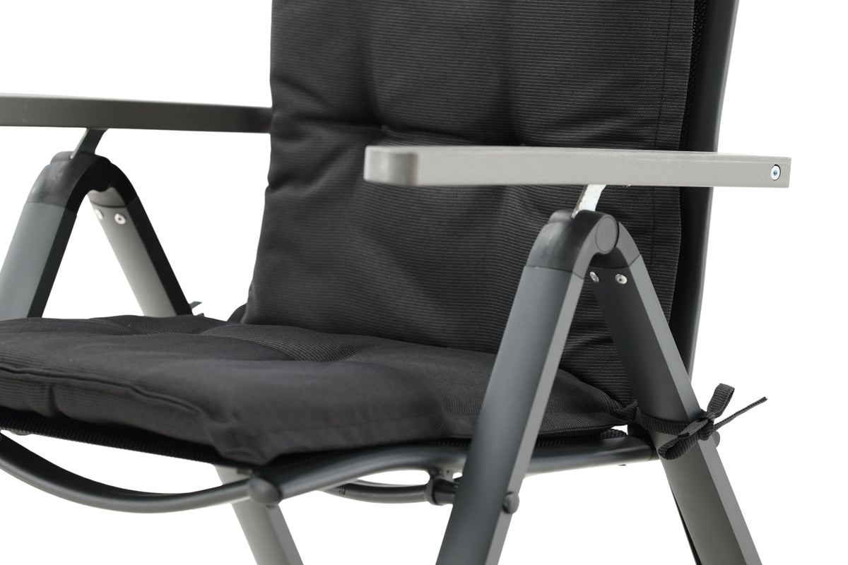 6er Set - Garten Stuhlkissen Siena aus Polyester in 4 Farben