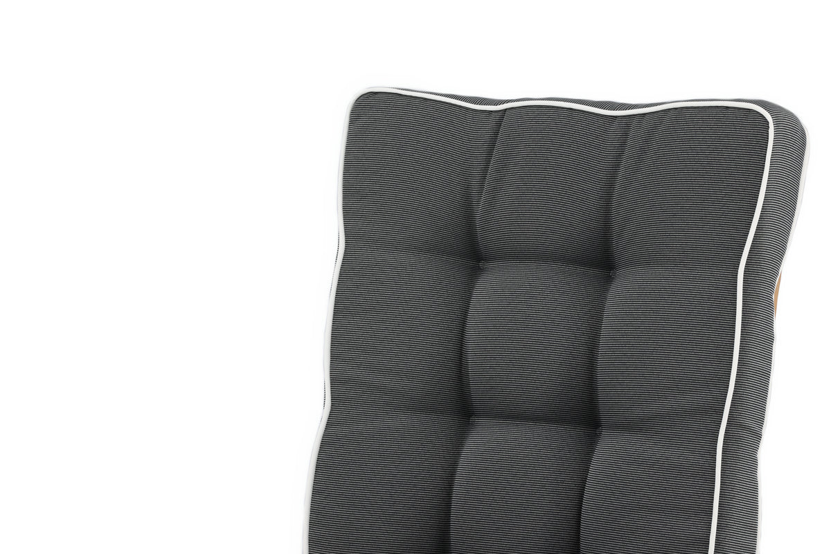 Garten 3-pak - Stolkissen Jill af polyester, mørkegrå