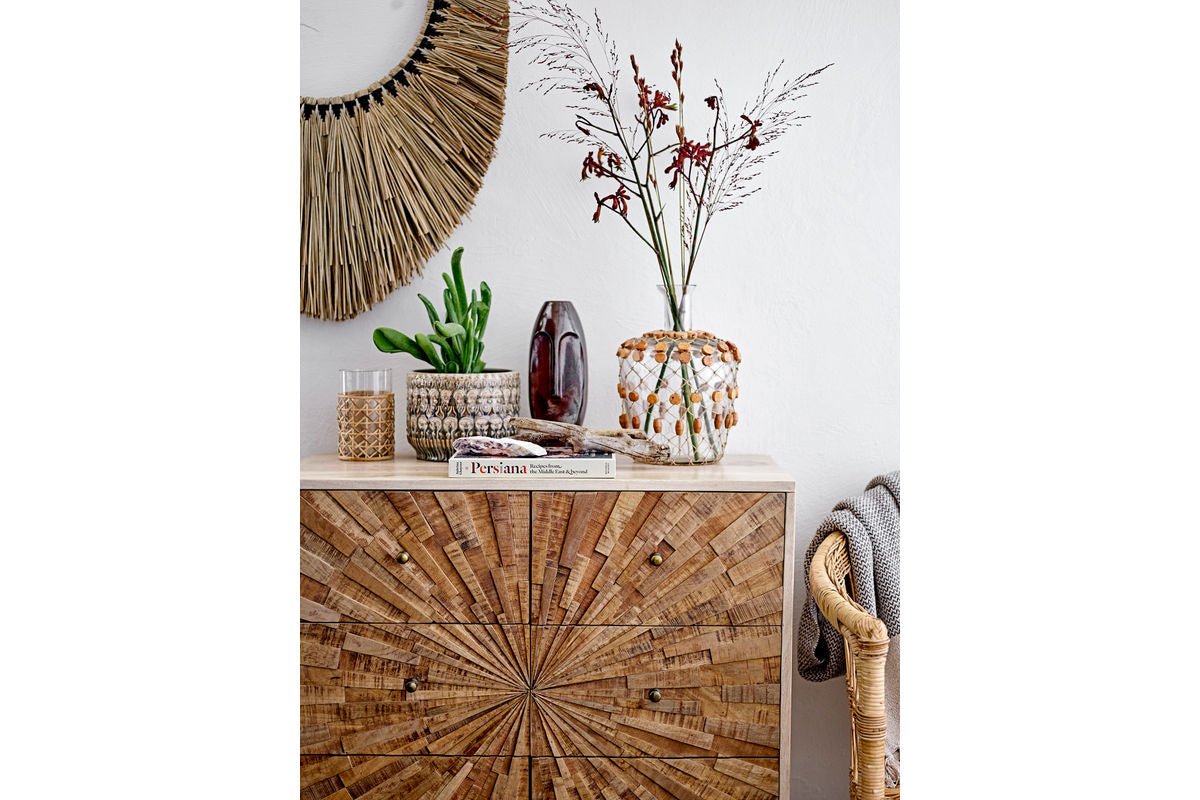 Designvase „Terra Skulpt“ – Vase af brunt stentøj