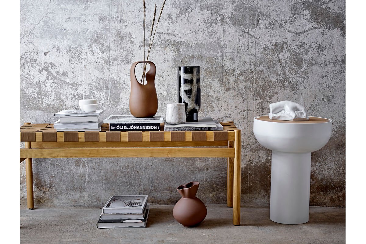 Vase "Namibia" - brun terrakottavase