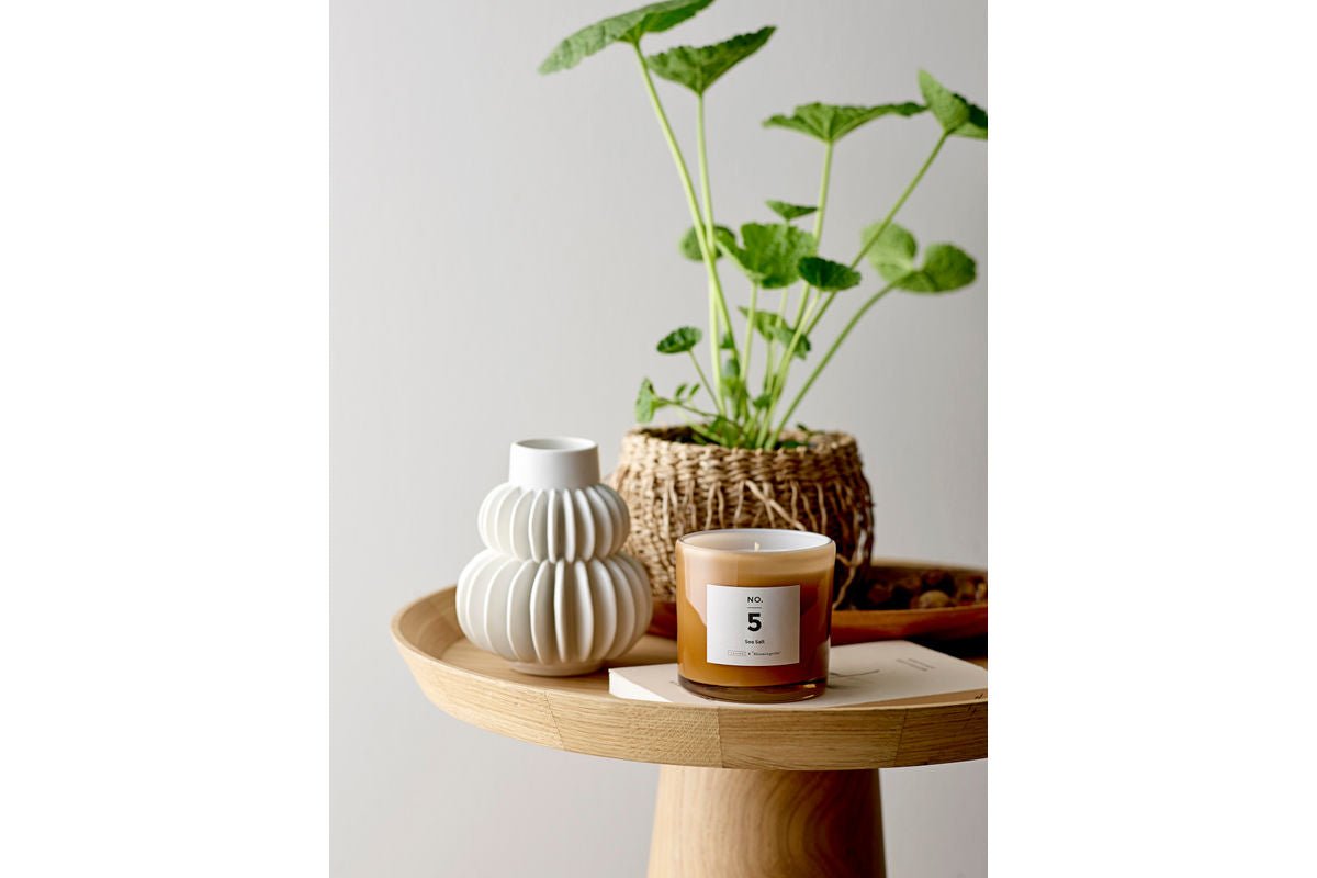 Vase „Nordia“ – Stentøj i Hvid