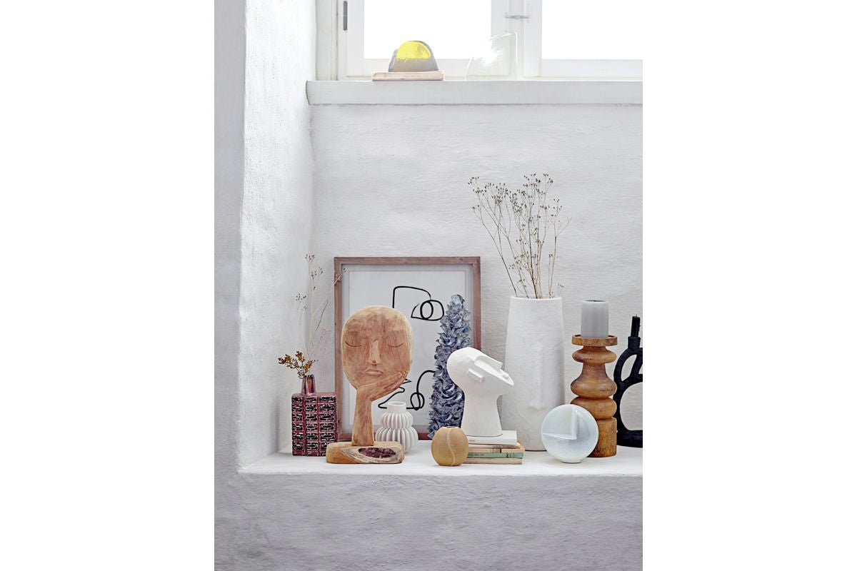 Vase „Nordia“ – Stentøj i Hvid