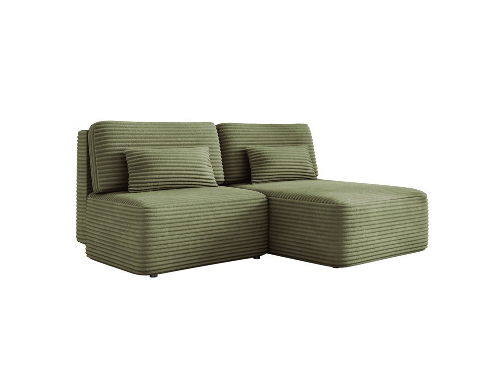 Designer Sofa Tilia Cordfløjl med sovefunktion og opbevaringsplads