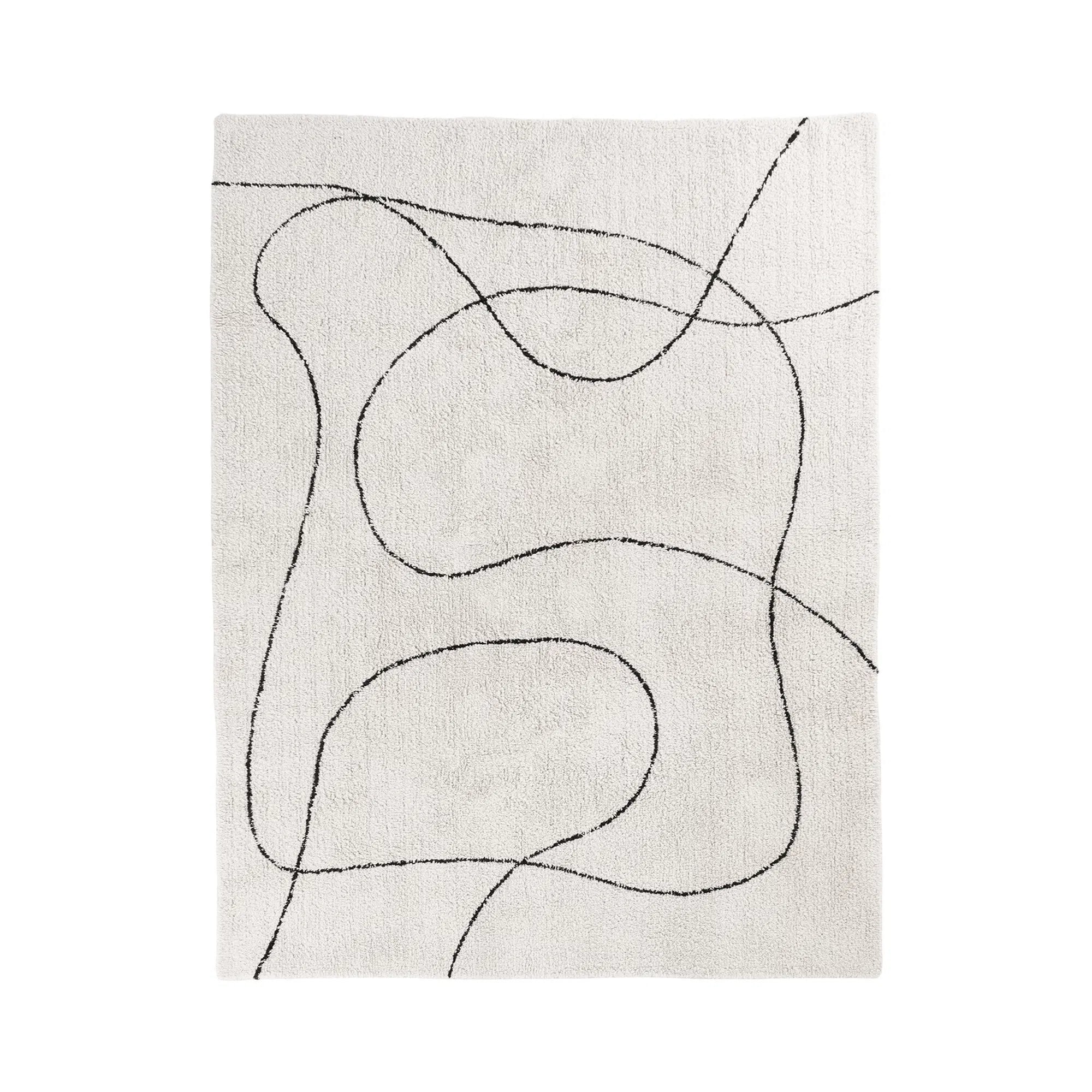 Tæppe Arenzo – Moderne bomuldstæppe med abstrakt mønster, 160x230 cm