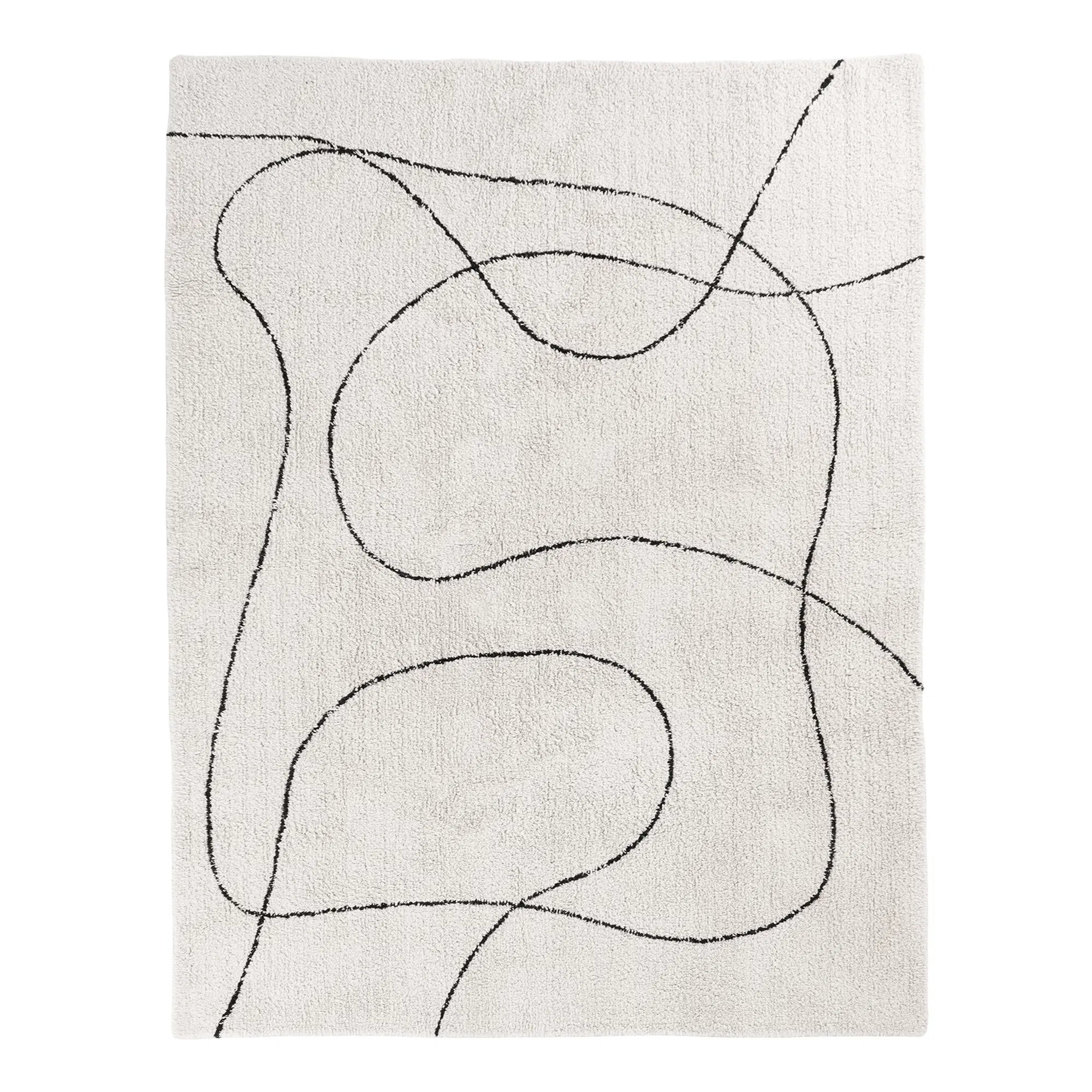 Tæppe Arenzo – Moderne bomuldstæppe med abstrakt mønster, 200x300 cm