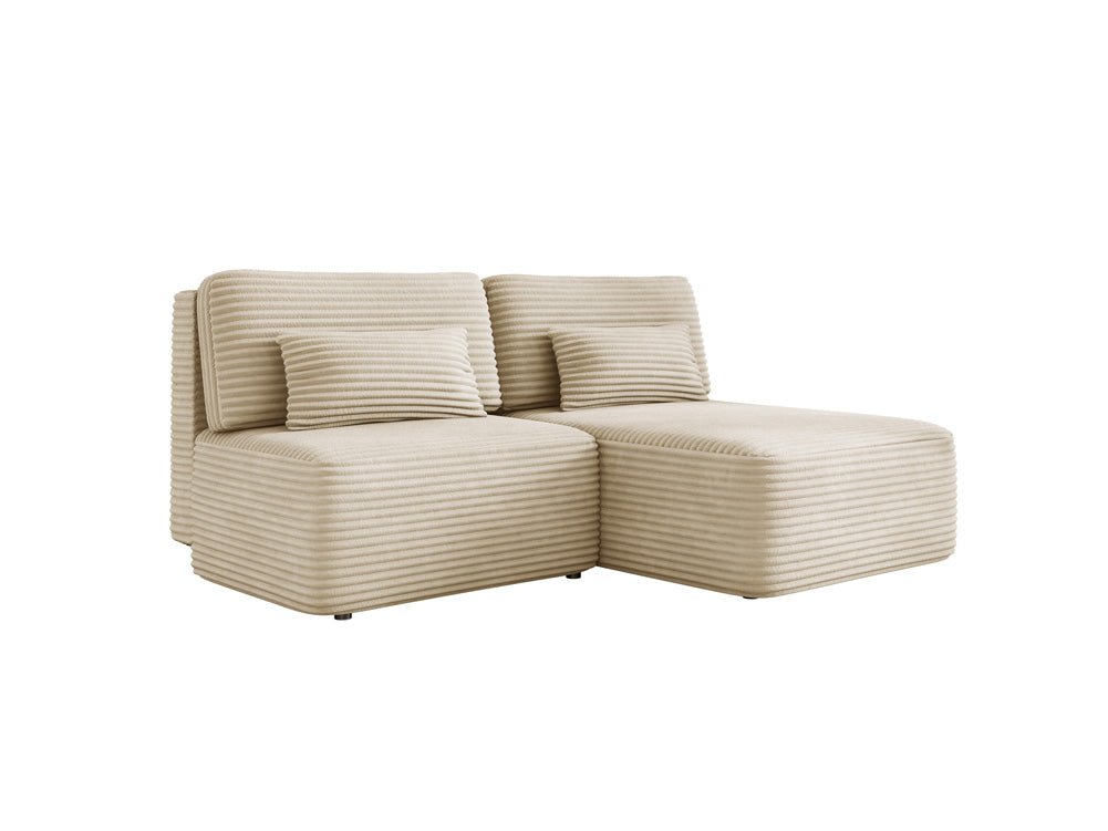 Designer Sofa Tilia Cordfløjl med sovefunktion og opbevaringsplads