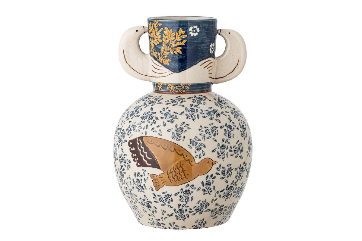 Vase „Granny“ – Stentøj med maleri