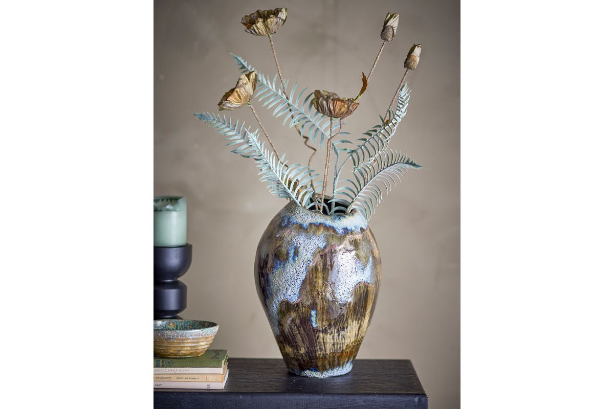 Vase „Bruse“ – håndmalet stentøj