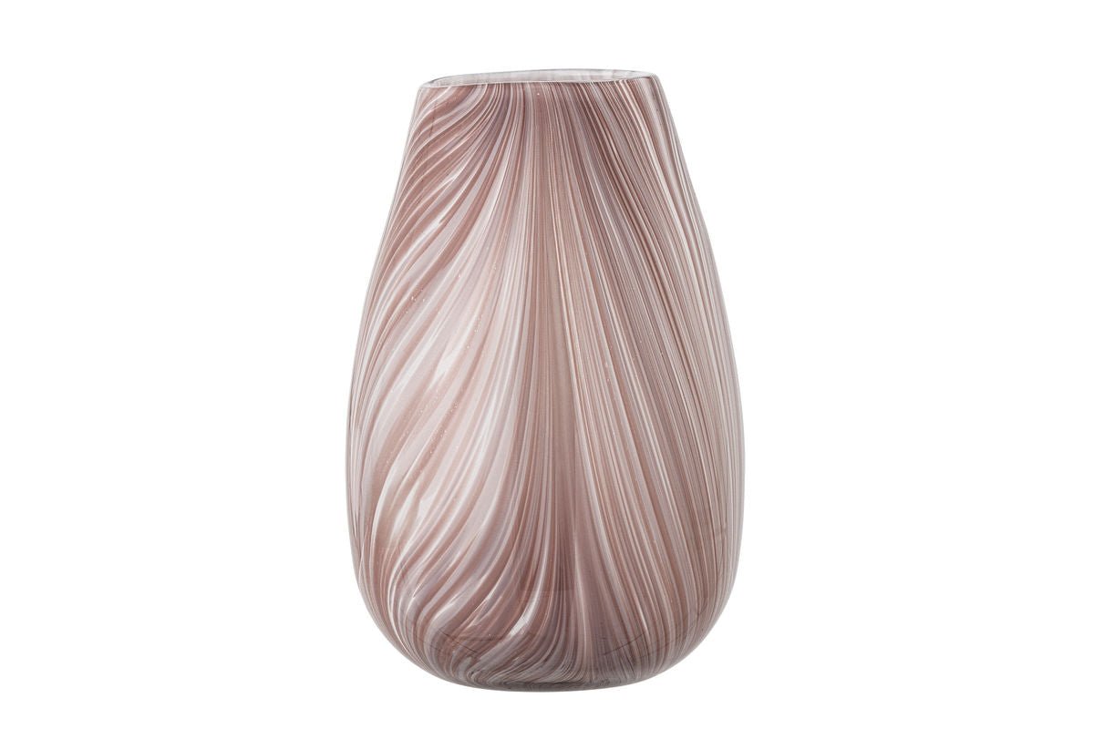 Vase „Ennia“ – Roséfarbenes Glas