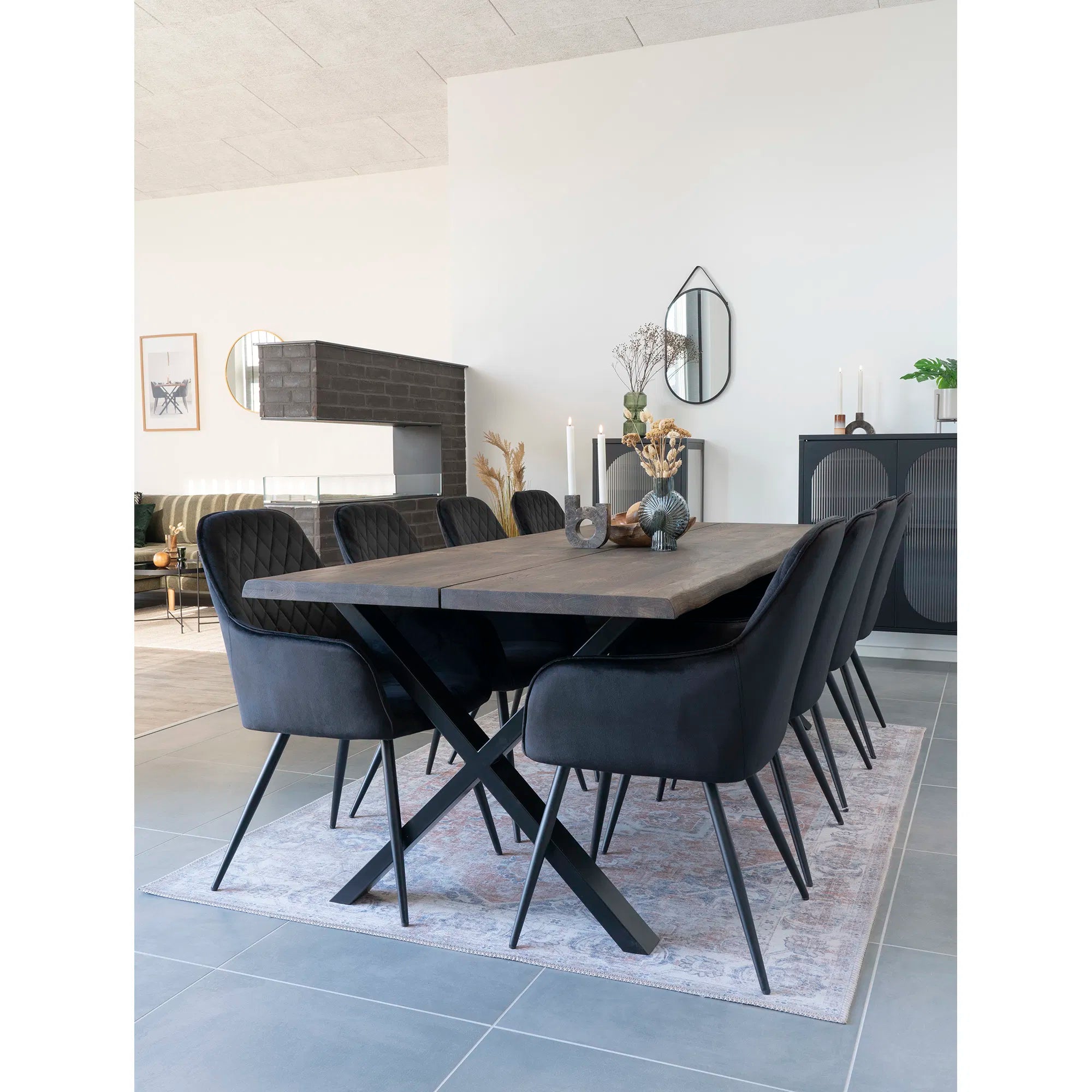Spiegel Levanto – vægspejl med sort ramme (35×60 cm)