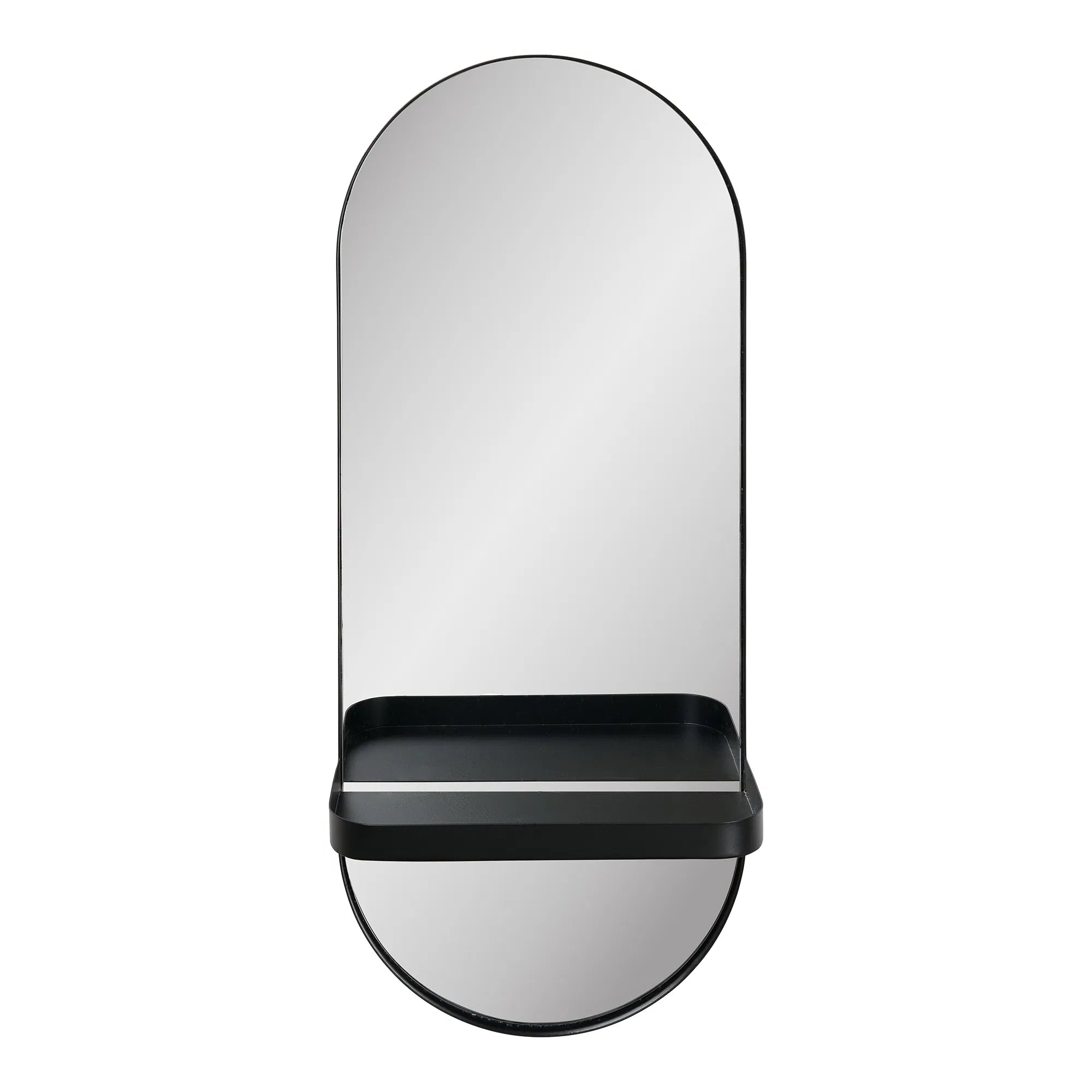 Spiegel Tavaro – Oval form med metalhylde
