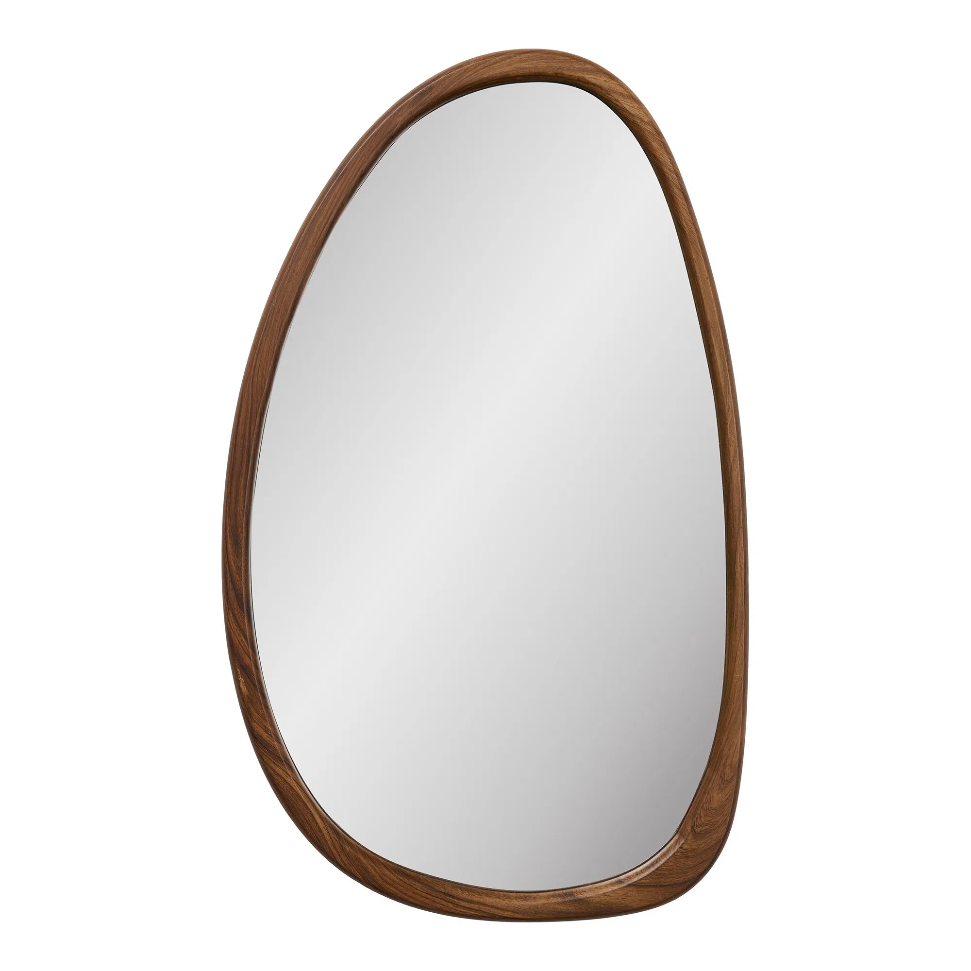 Spiegel Ardano XL – Organisk form i træ-look (38,5×64,5 cm)