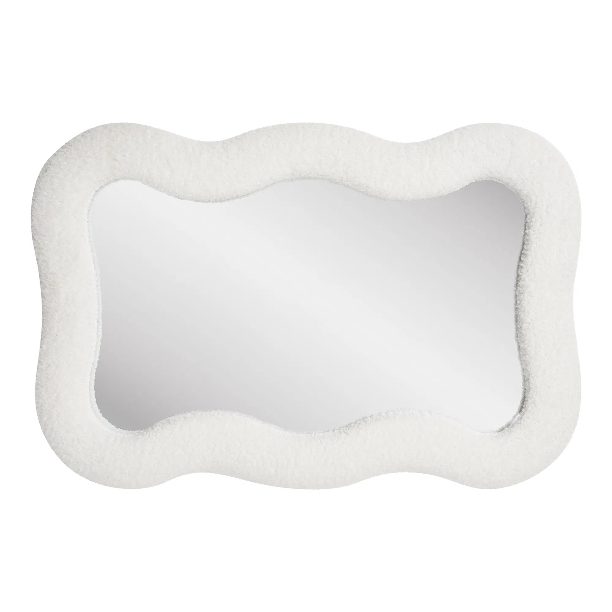 Spejl Fiorenzo – Teddy-design i Hvid