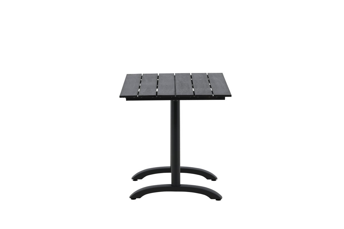 Havemadbord Salento - 120x90 cm i Sort med en bordplade af Aintwood