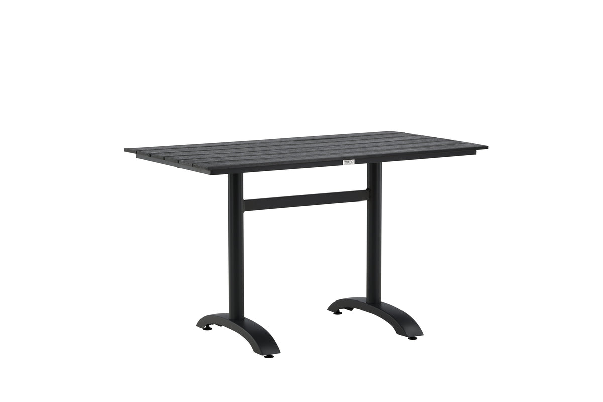 Havemadbord Salento - 120x90 cm i Sort med en bordplade af Aintwood