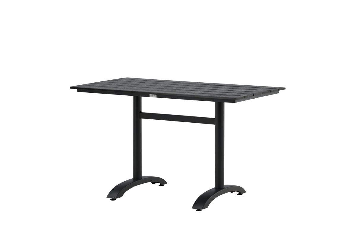 Havemadbord Salento - 120x90 cm i Sort med en bordplade af Aintwood