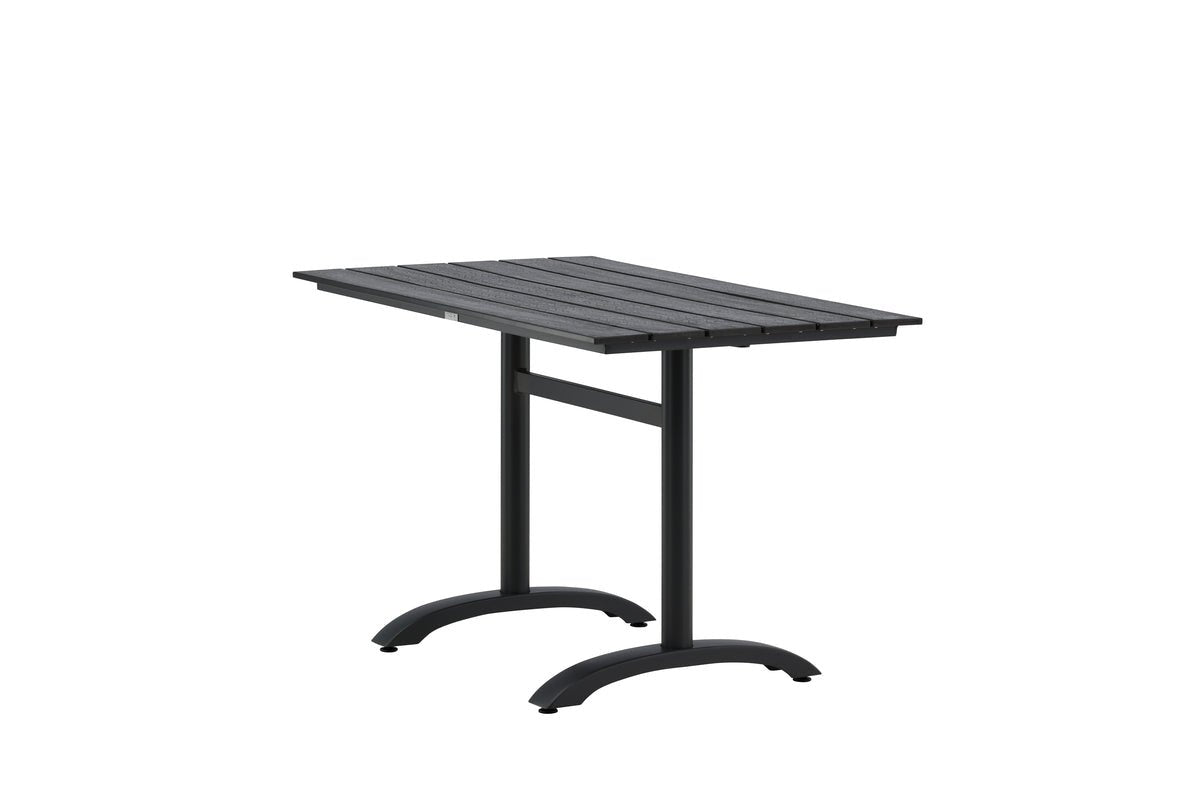 Havemadbord Salento - 120x90 cm i Sort med en bordplade af Aintwood