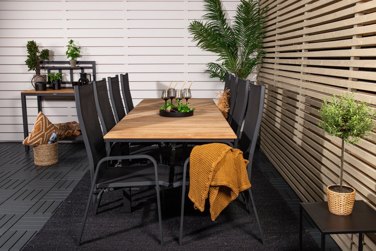 2 stk. sæt - Havestol Bossa i Textilene/Aluminium