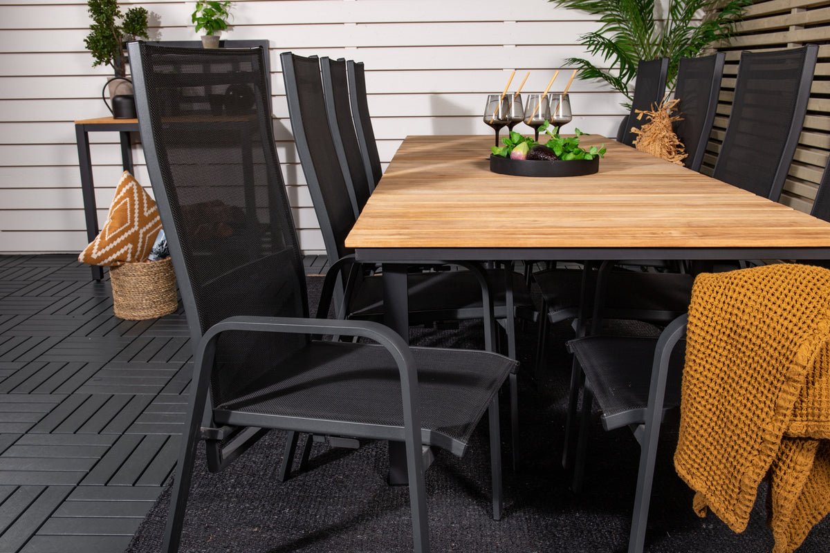 2 stk. sæt - Havestol Bossa i Textilene/Aluminium