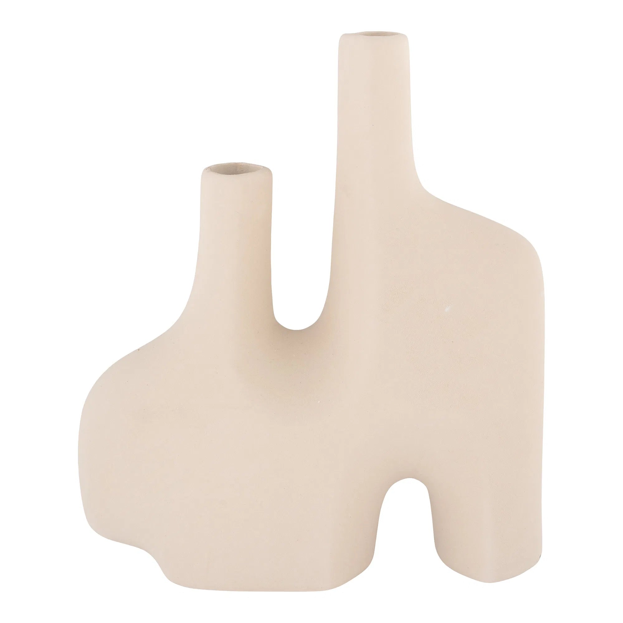 Vase „Sorelia“ – Sandfarvet keramikdesign