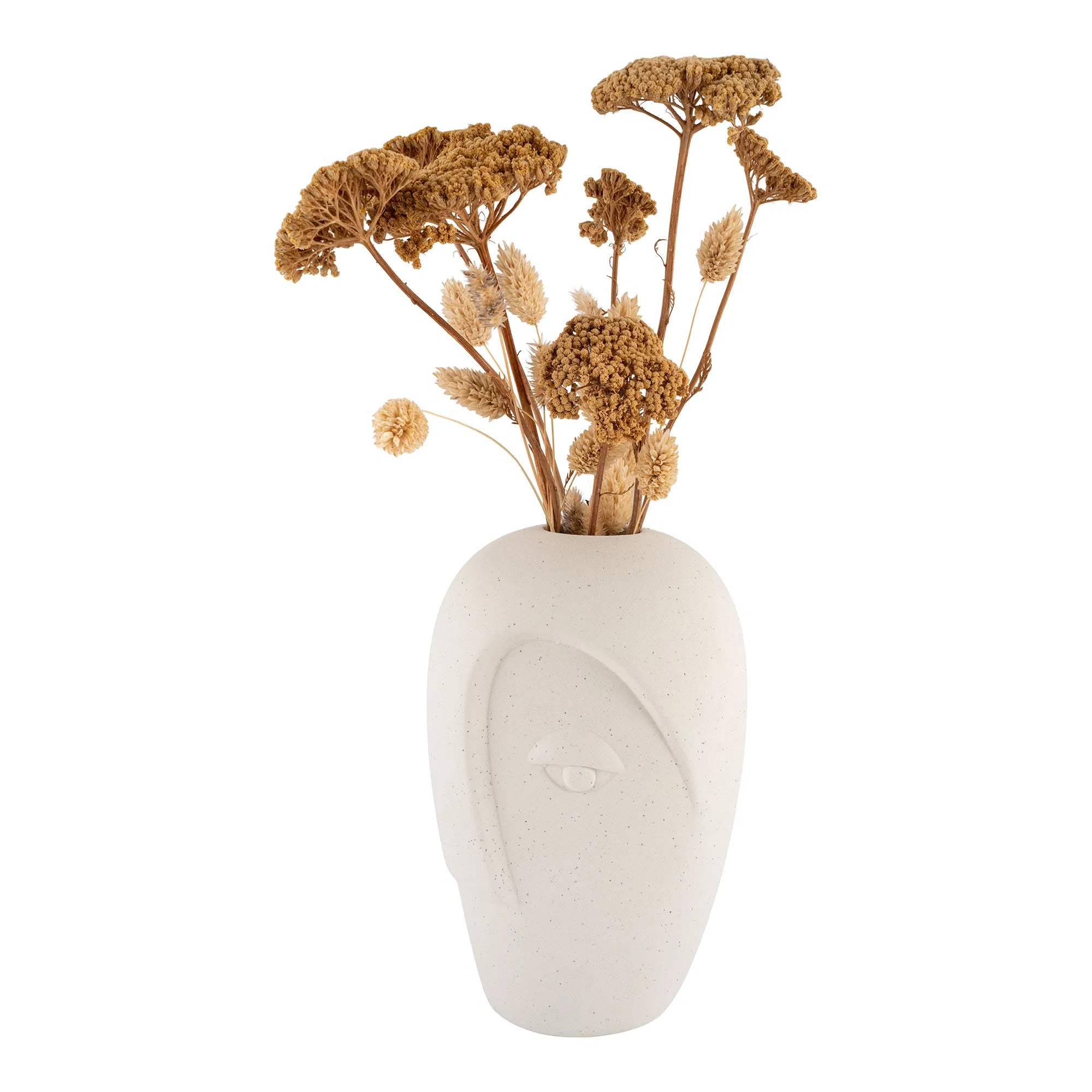 Vase „Elyra“ – Sandfarvet keramikdesign