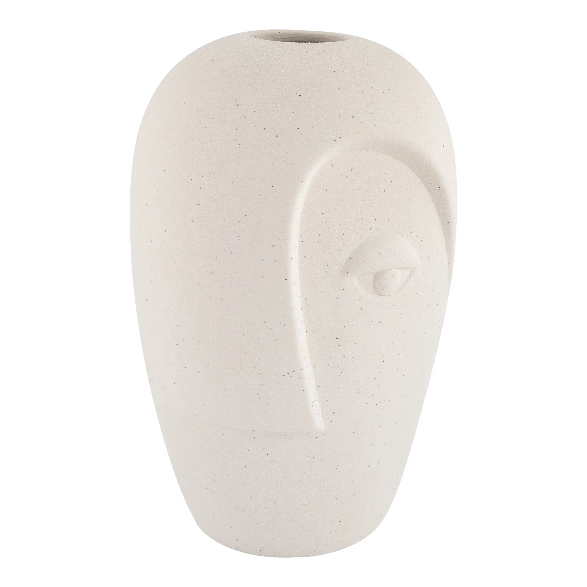 Vase „Elyra“ – Sandfarvet keramikdesign