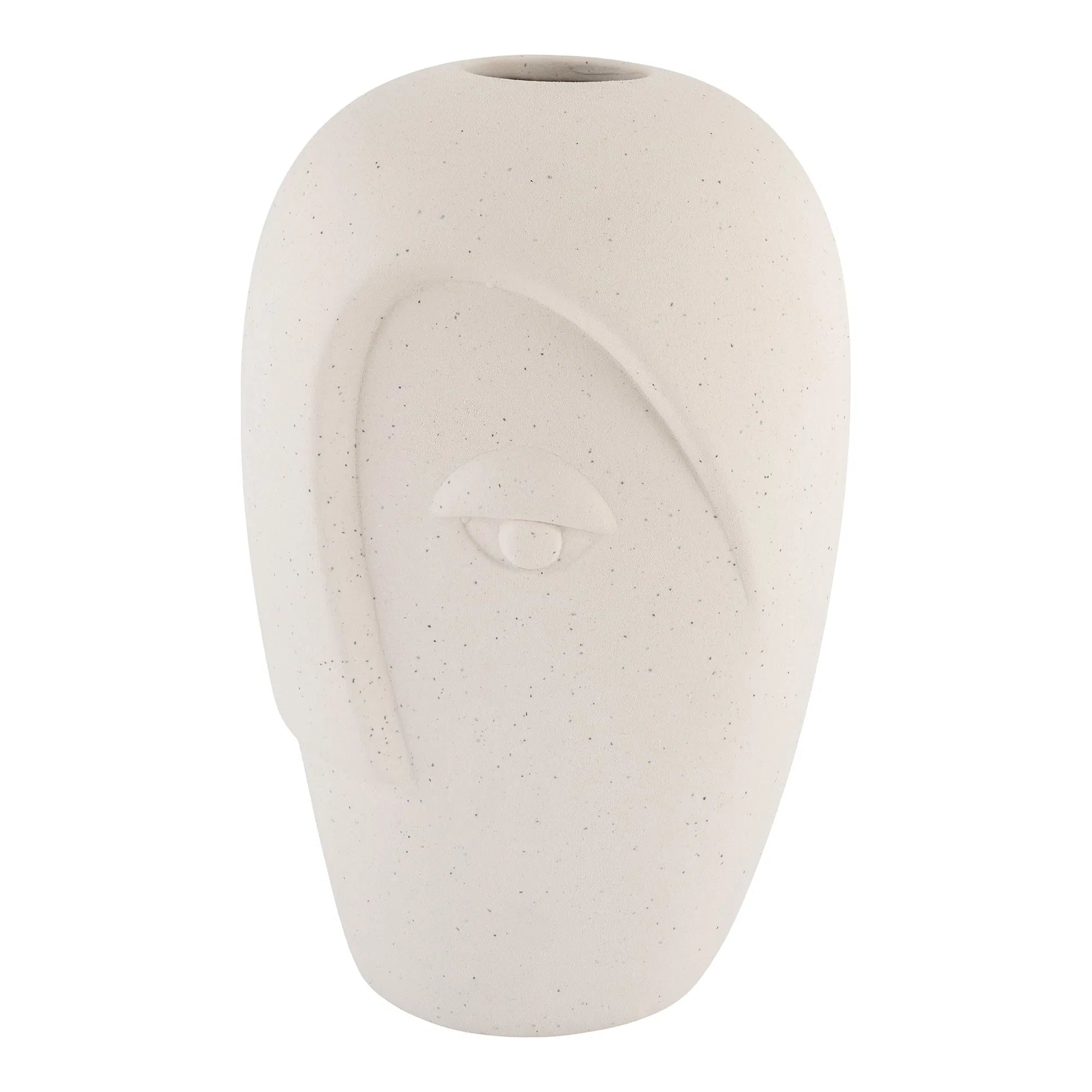 Vase „Elyra“ – Sandfarvet keramikdesign