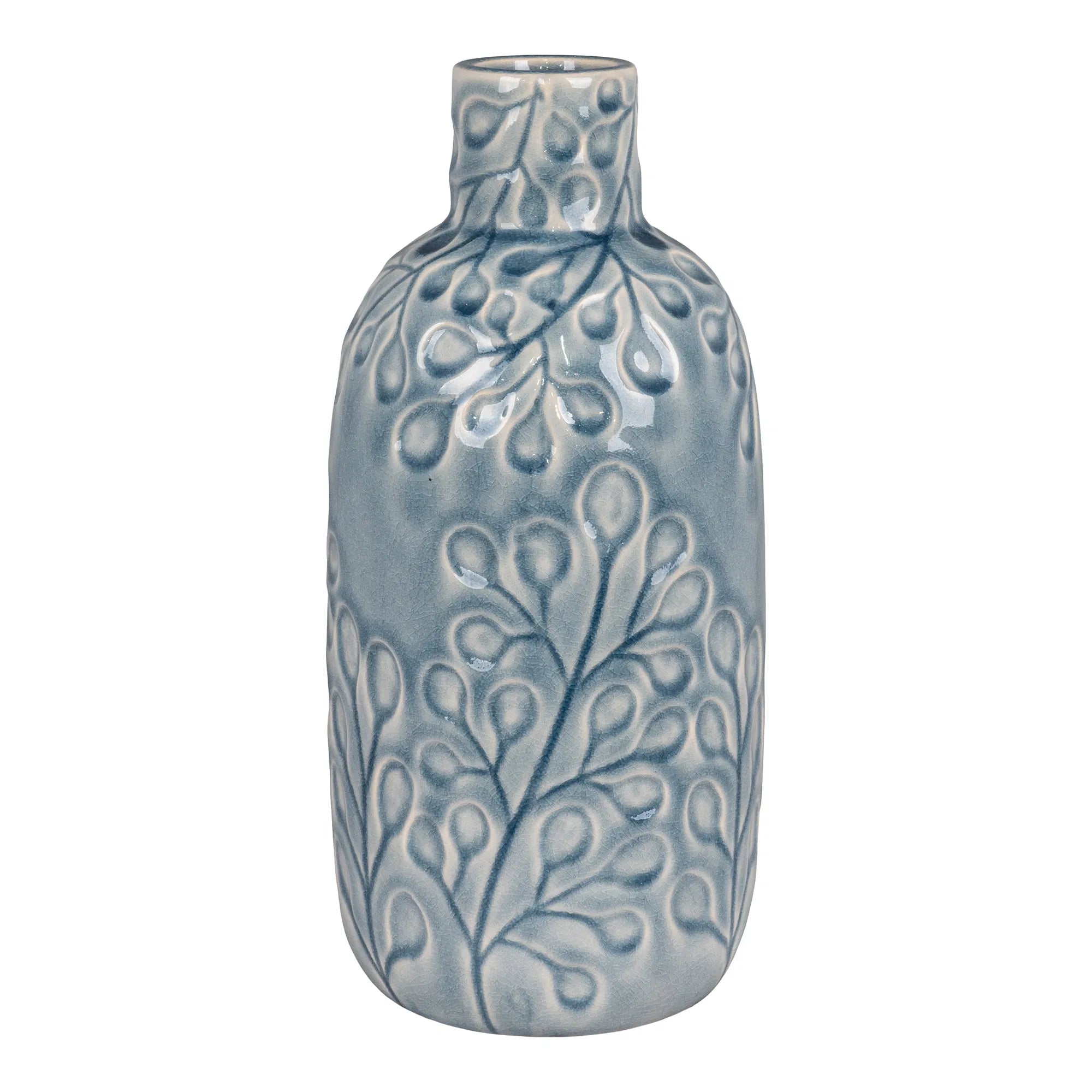 Vase Azurea – Keramik i Blå, 26 cm