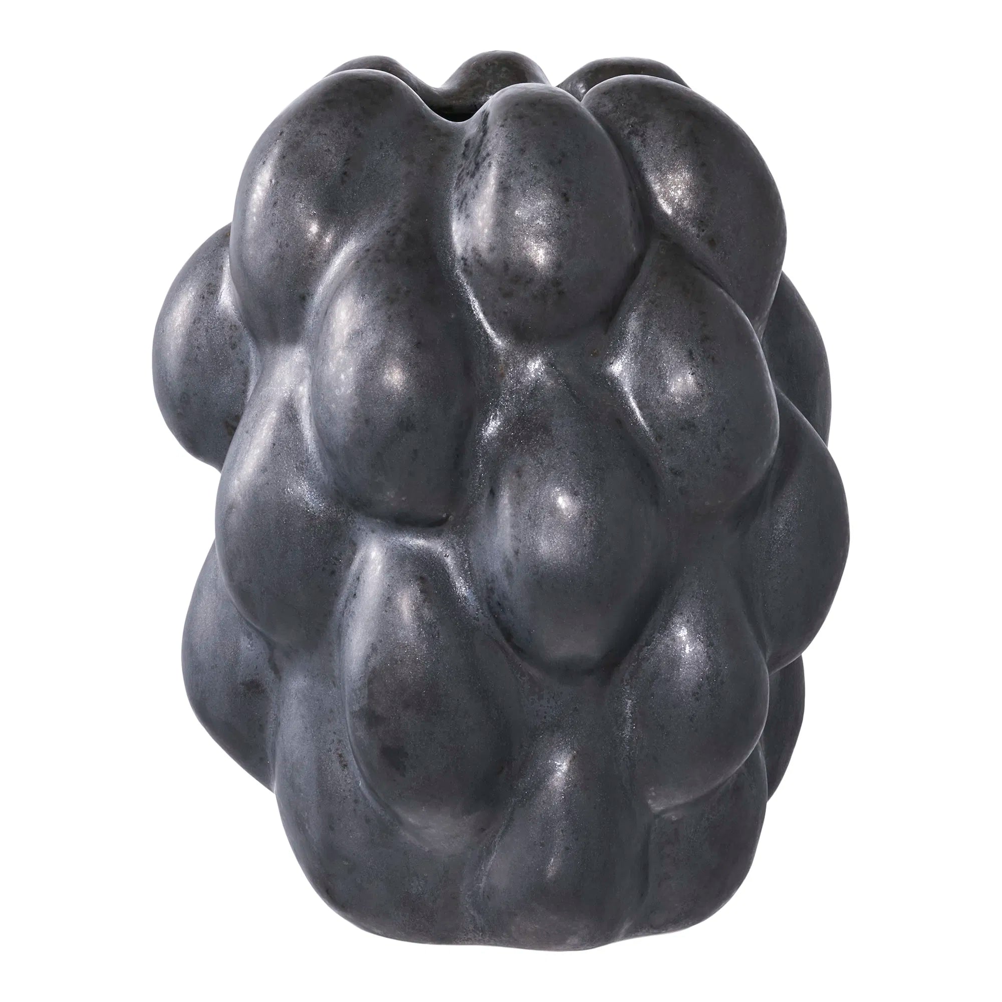Vase „Noirberry“ – Sort keramik med organisk struktur