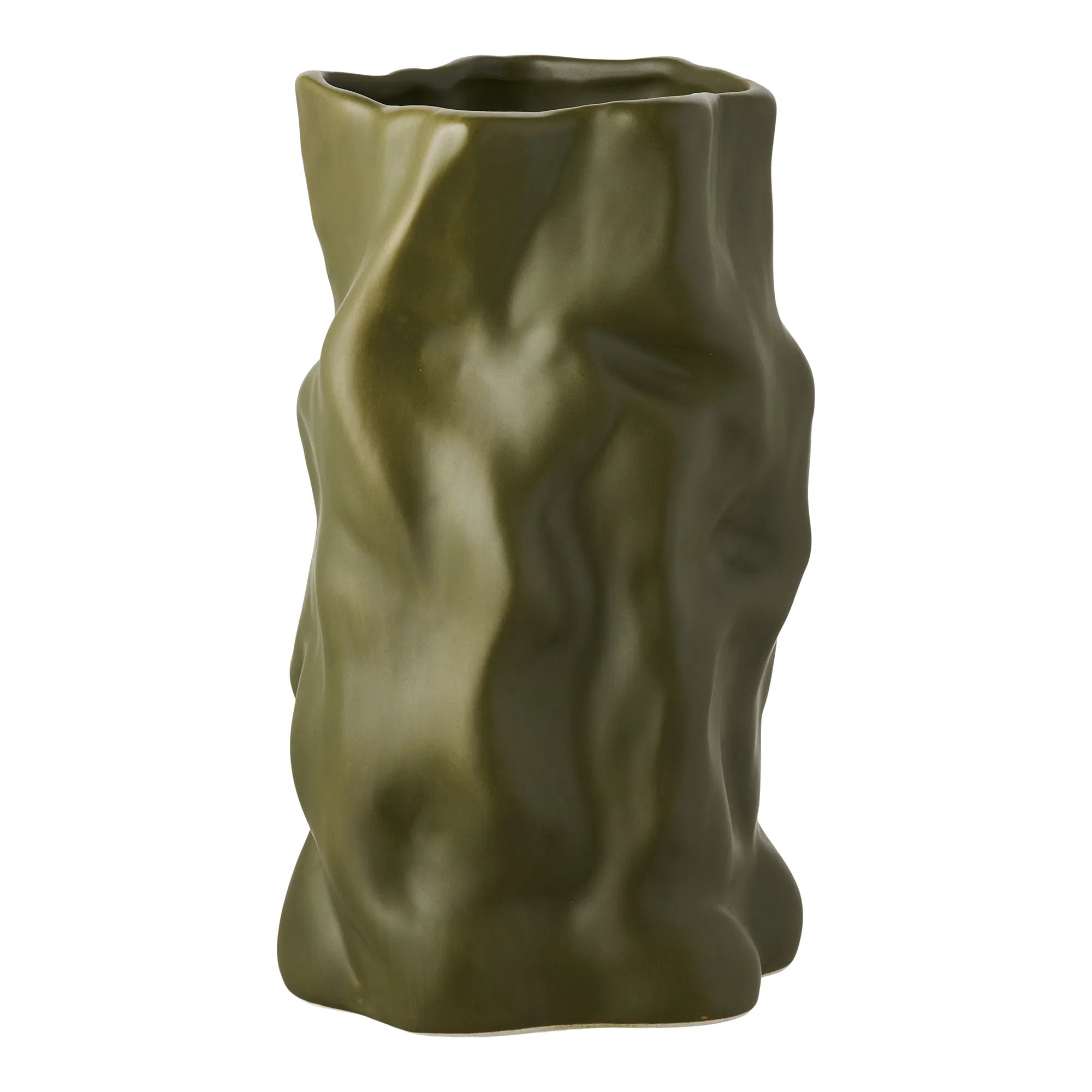 Vase „Olive Flow“ – Keramik i organisk form