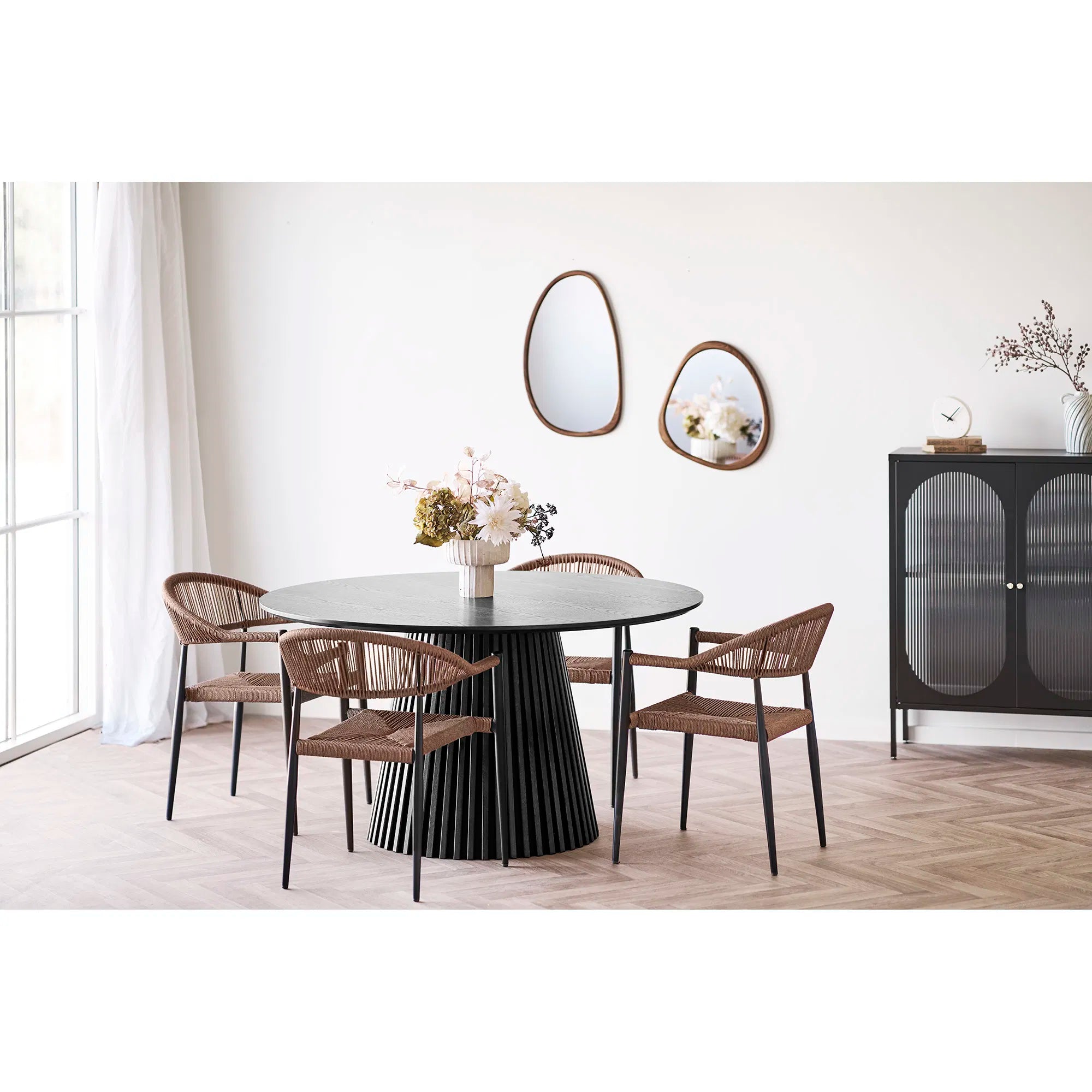 Vase Solana – Beige-Brun af cement