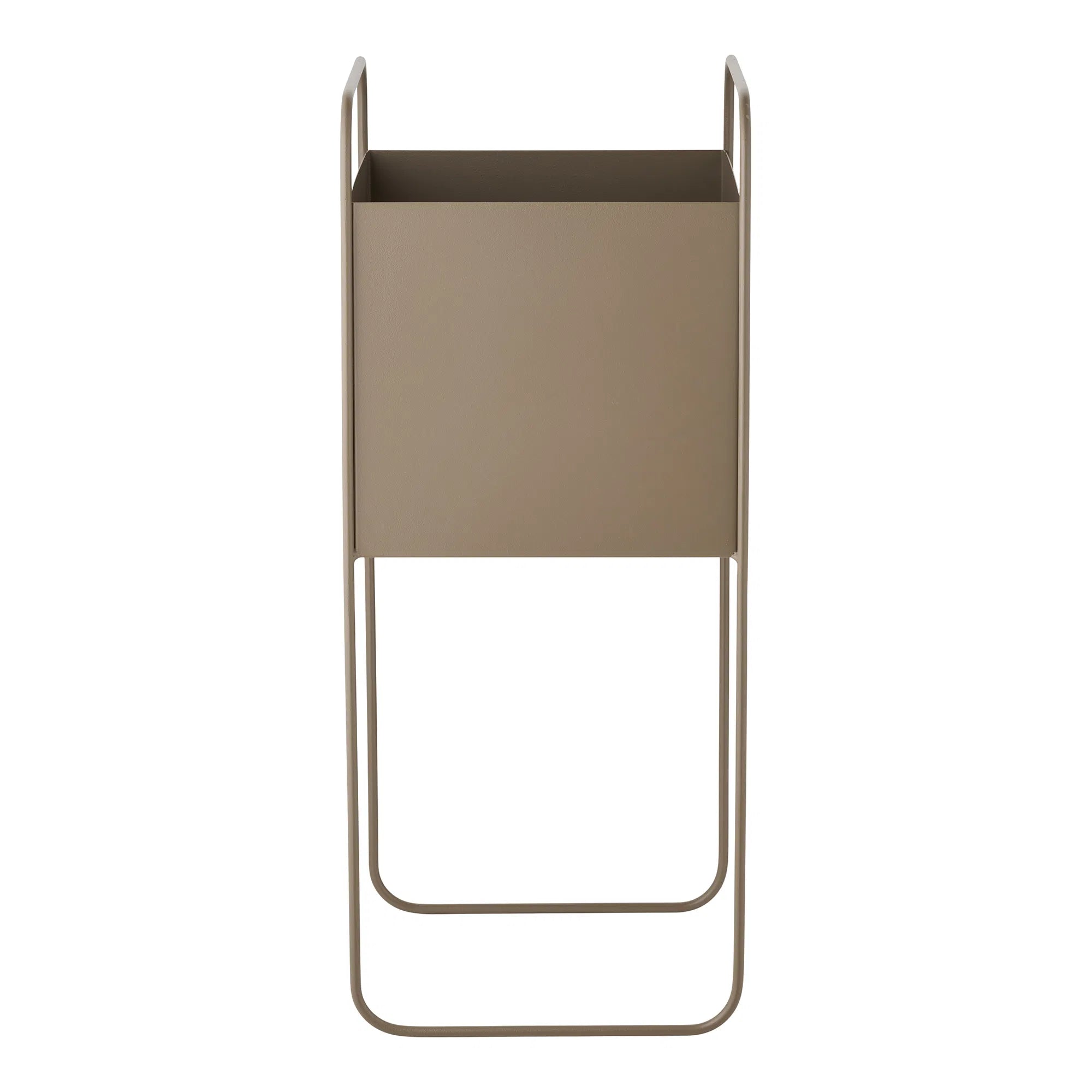 Blumentopf „Marvio“ – Moderne planteholder af brun stål