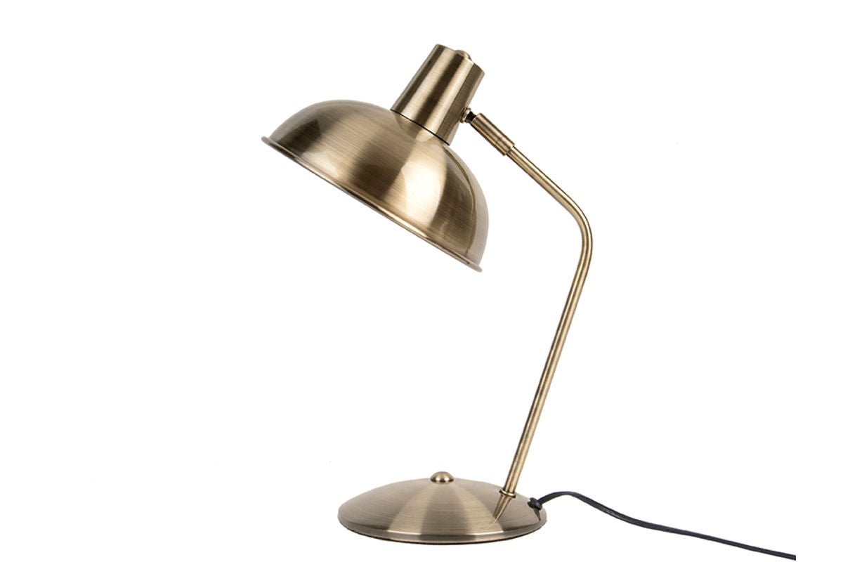 Bordlampe Oldschool - i klassisk stil - børstet