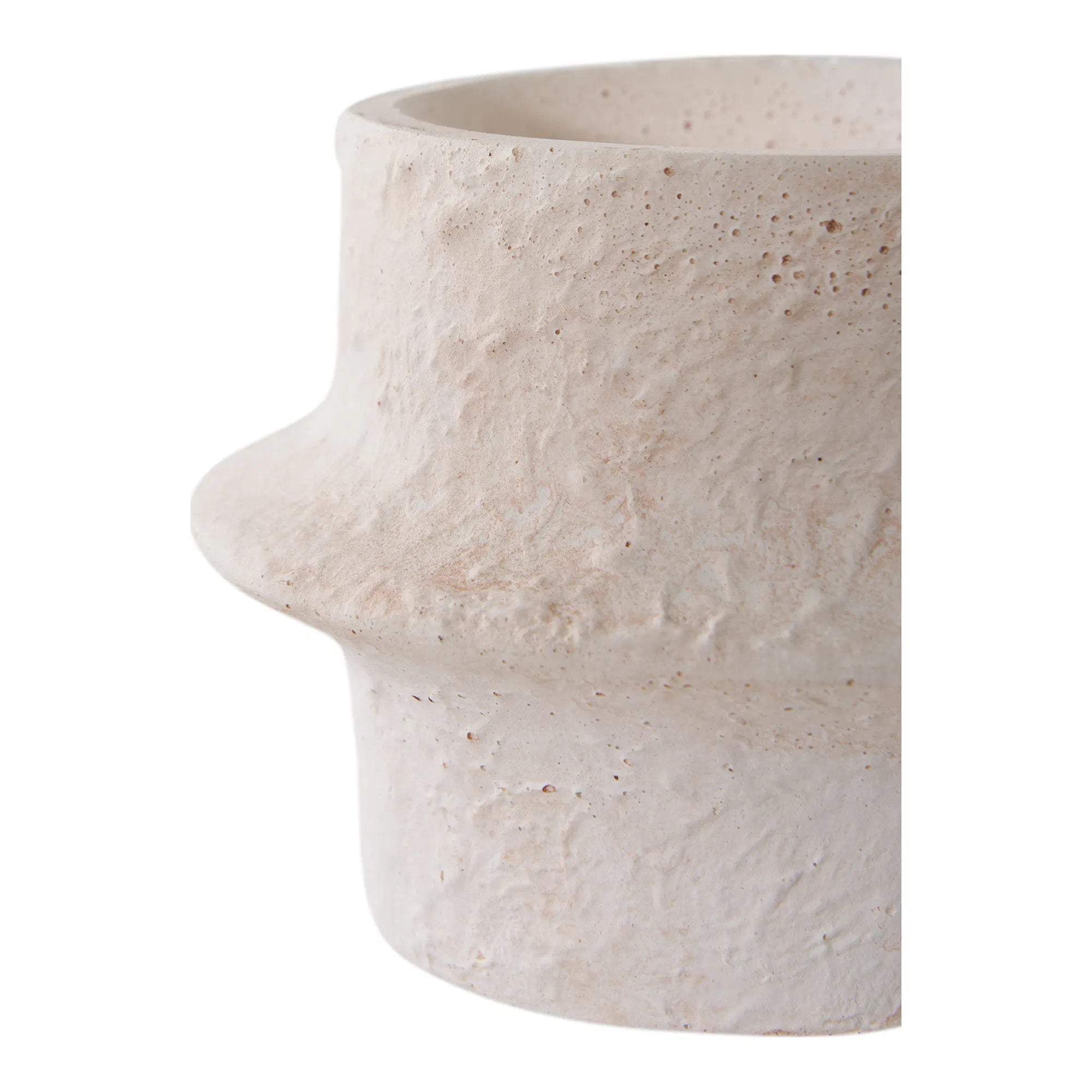 Lysestage-sæt „Bianco Duo“ – Cement i Hvid