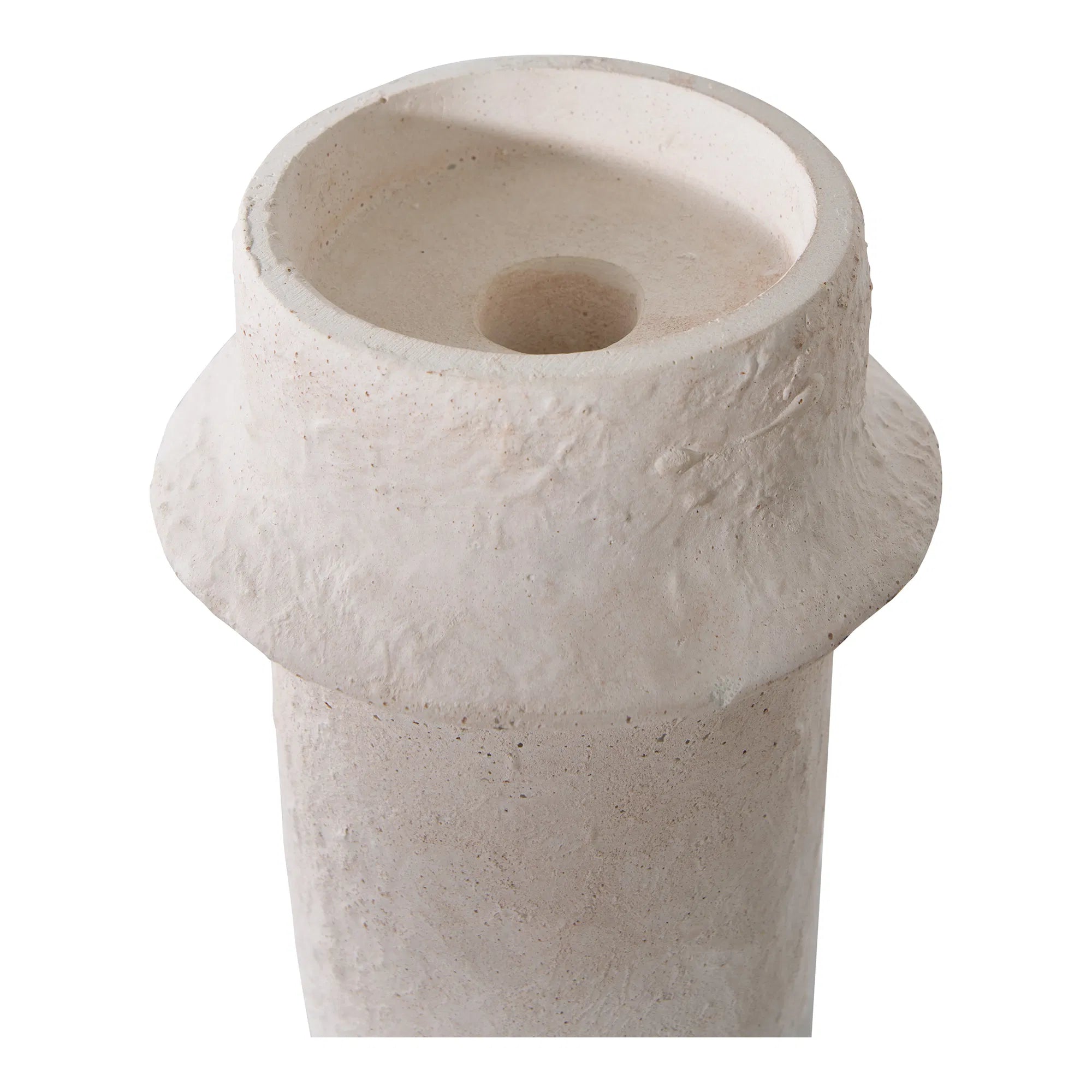 Lysestage-sæt „Bianco Duo“ – Cement i Hvid