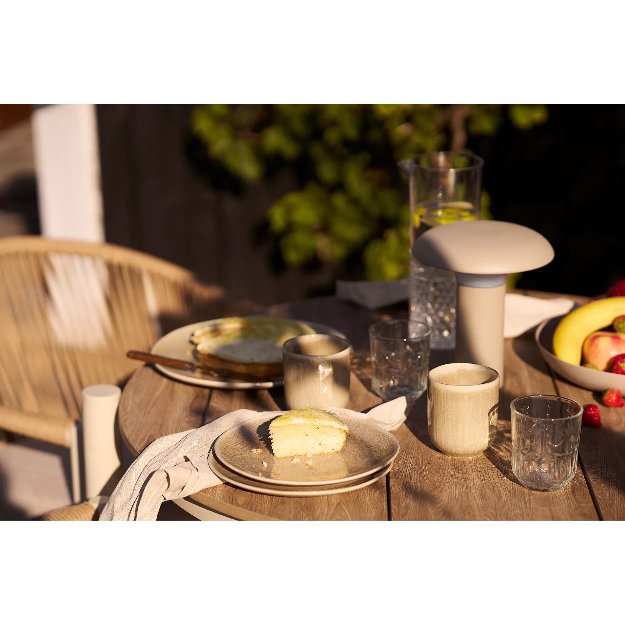 Teller Haviona – aus Steingut gefertigt in beige (4er Set)