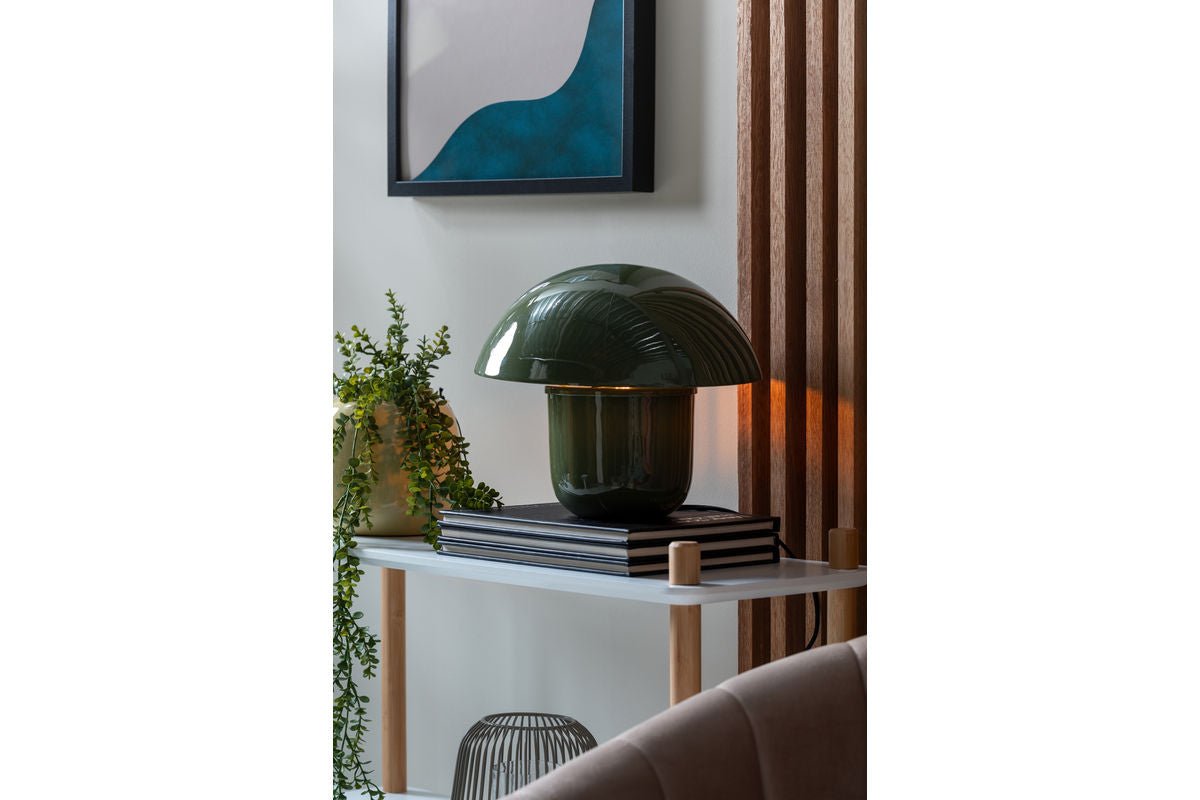 Bordlampe Fungi - Designlampe i jern i svampeform