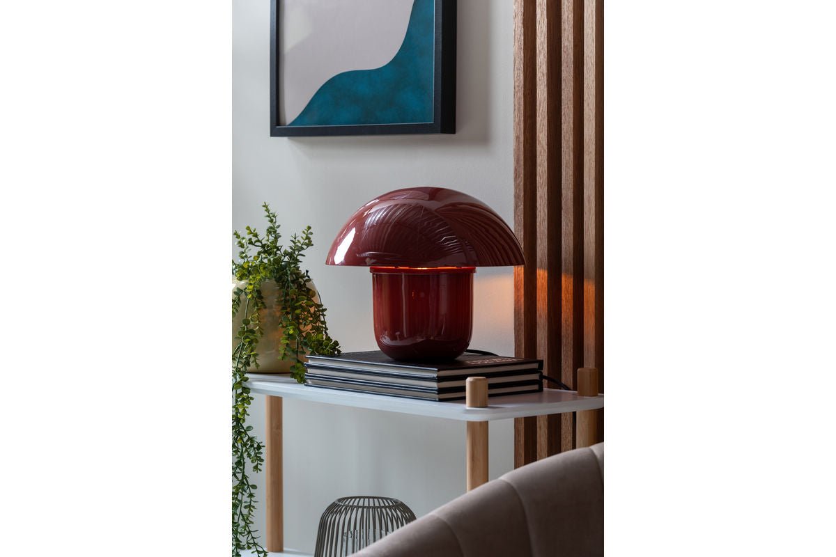 Bordlampe Fungi - Designlampe i jern i svampeform