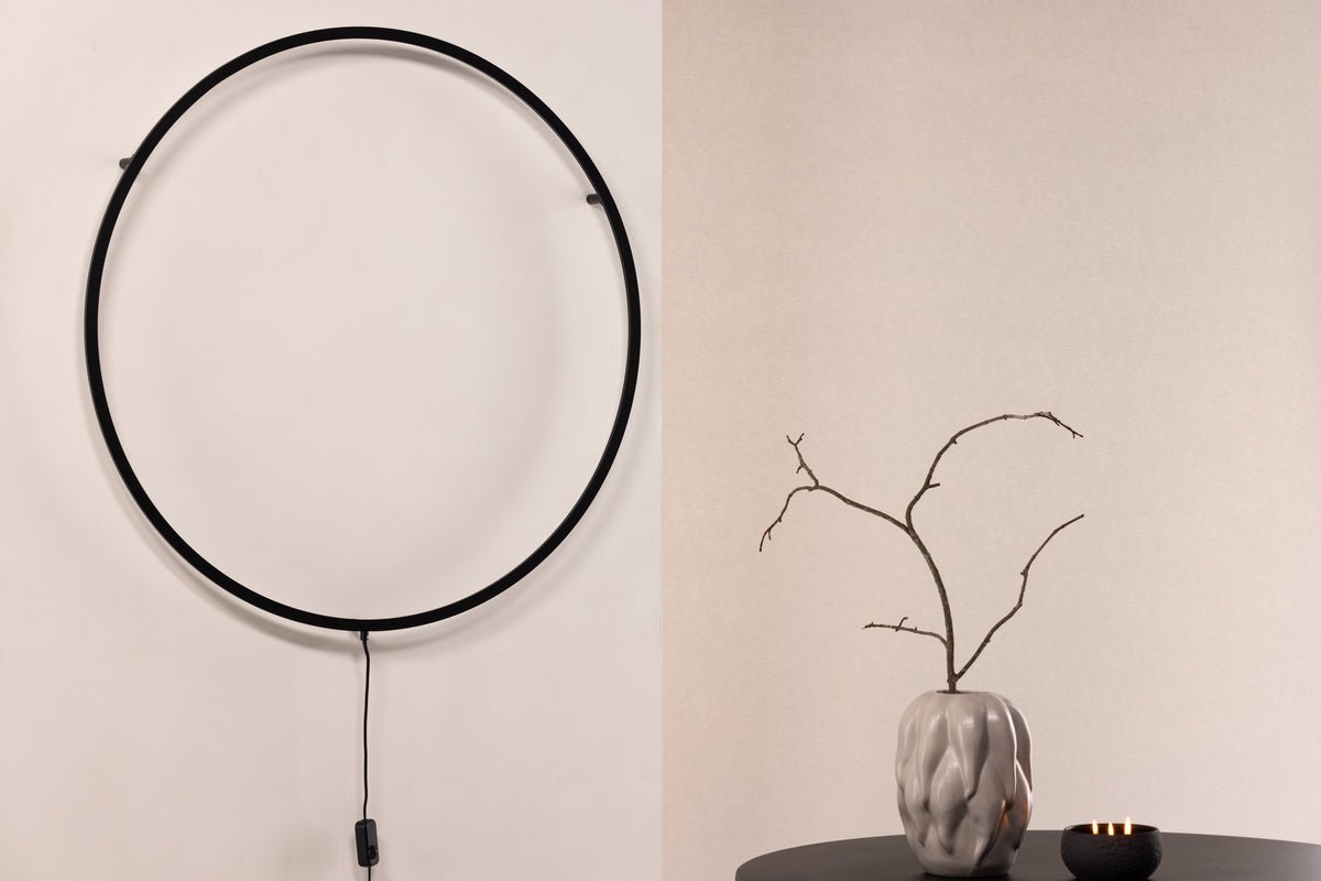 Væglampe „Noel" – Unikt rundt design med LED'er