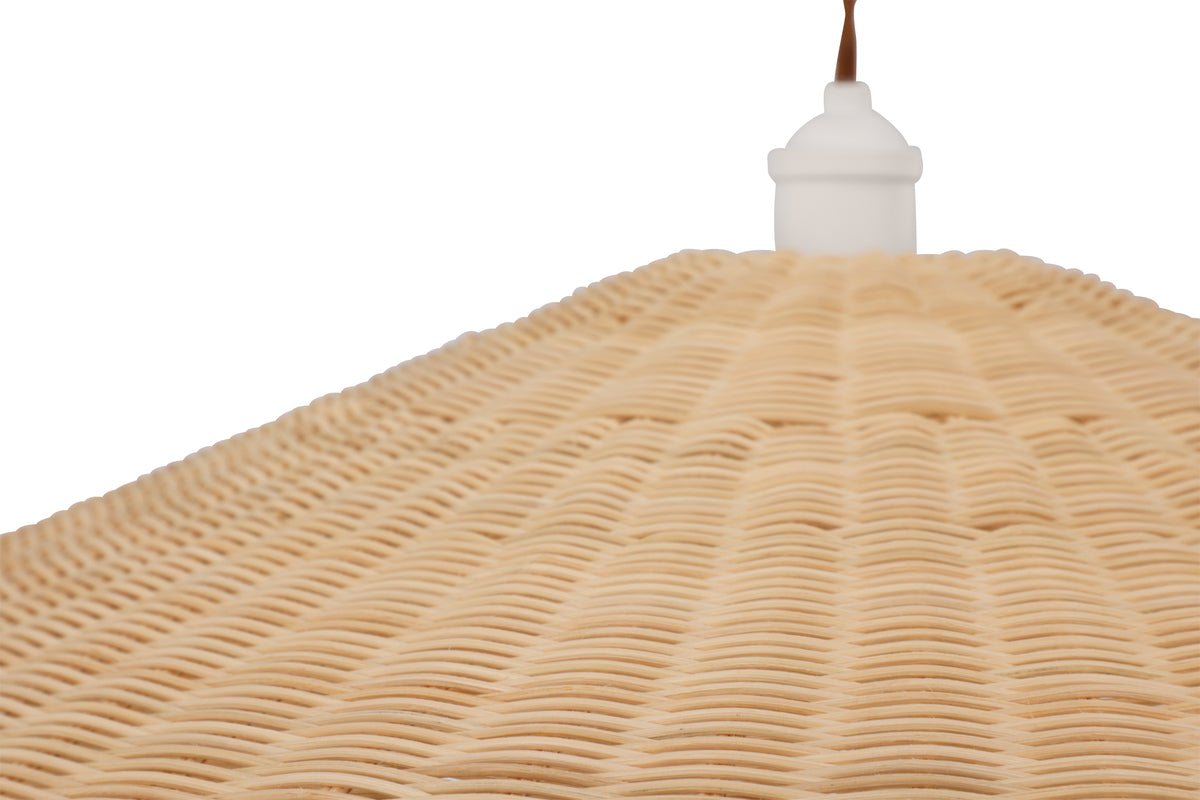 Pendelampe „Messina“ – Et blikfang i rattan