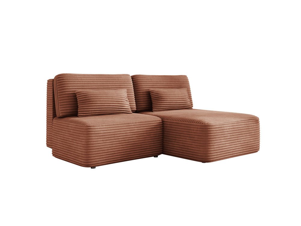 Designer Sofa Tilia Cordfløjl med sovefunktion og opbevaringsplads