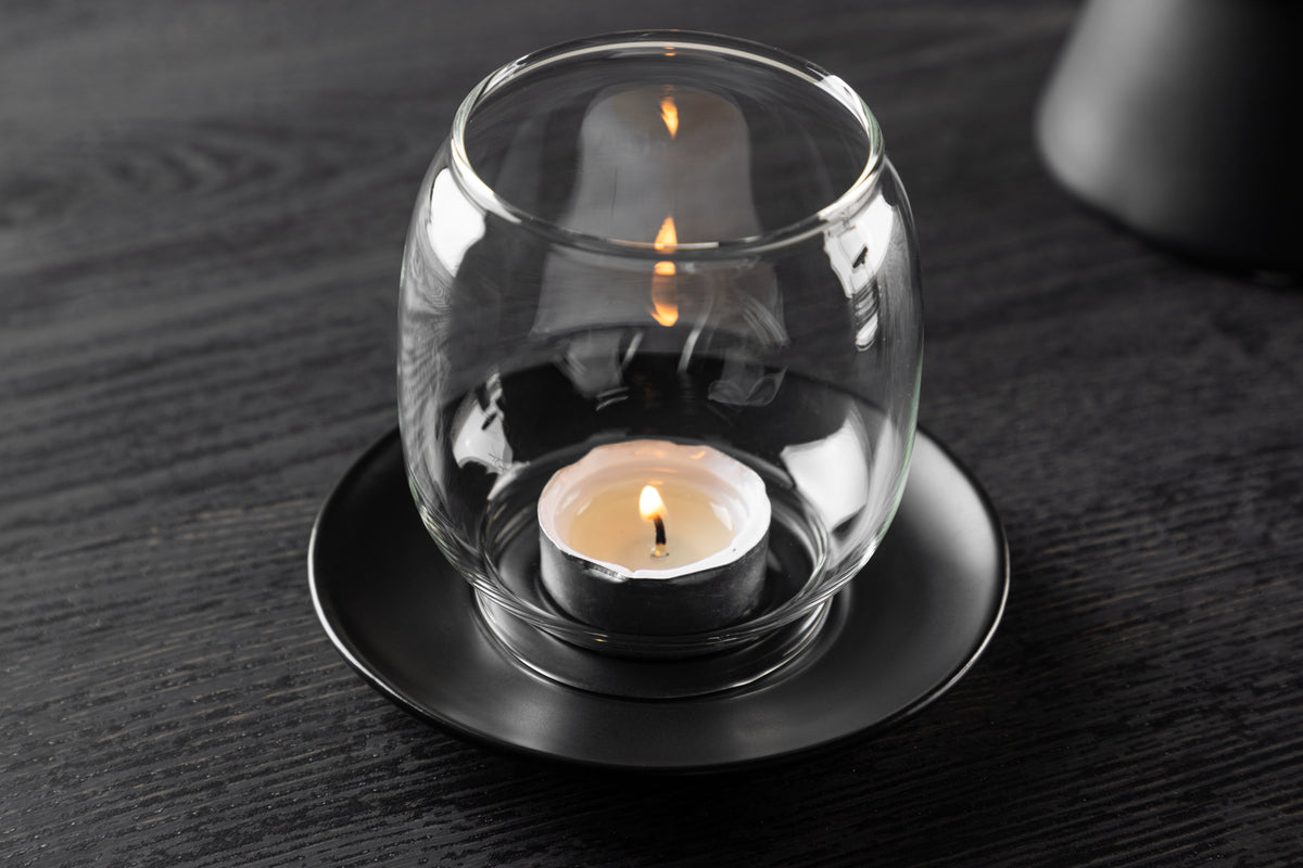 Laterne Nordlicht - lanterne af glas og stentøj