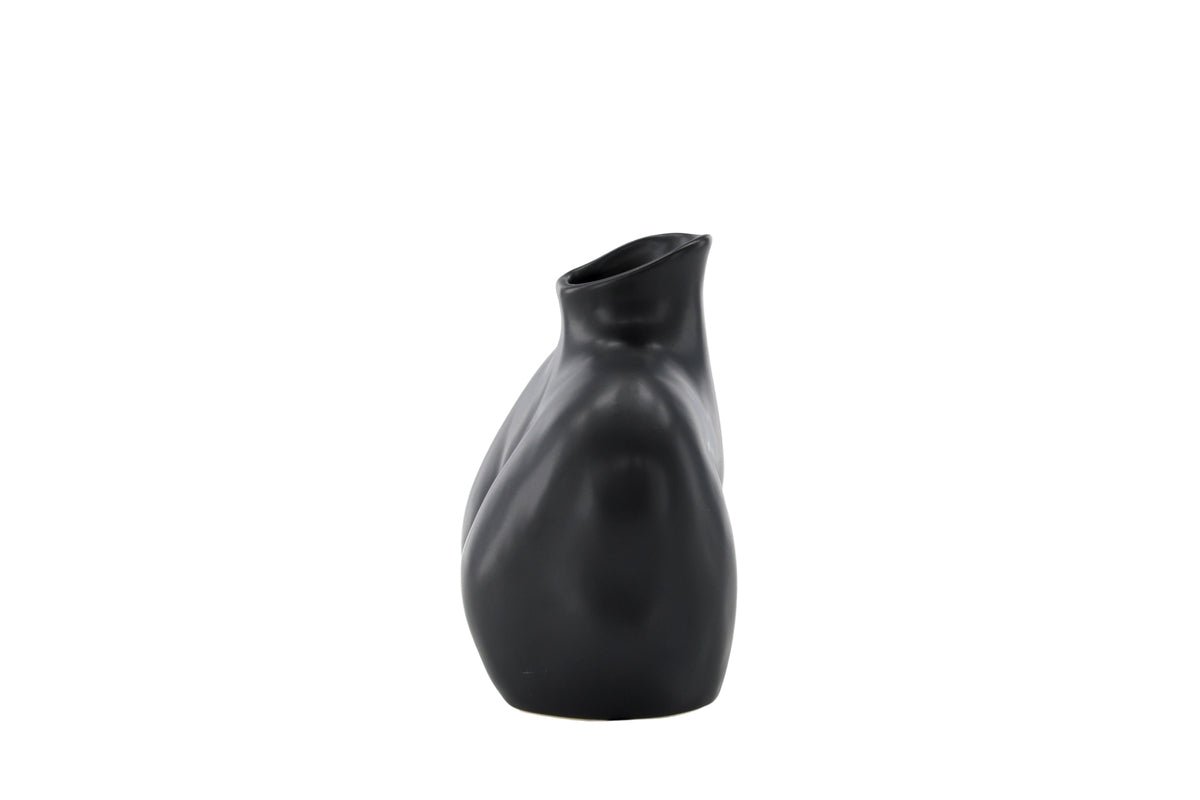 Vase Selara 15 cm – Feminine Eleganz in Sort