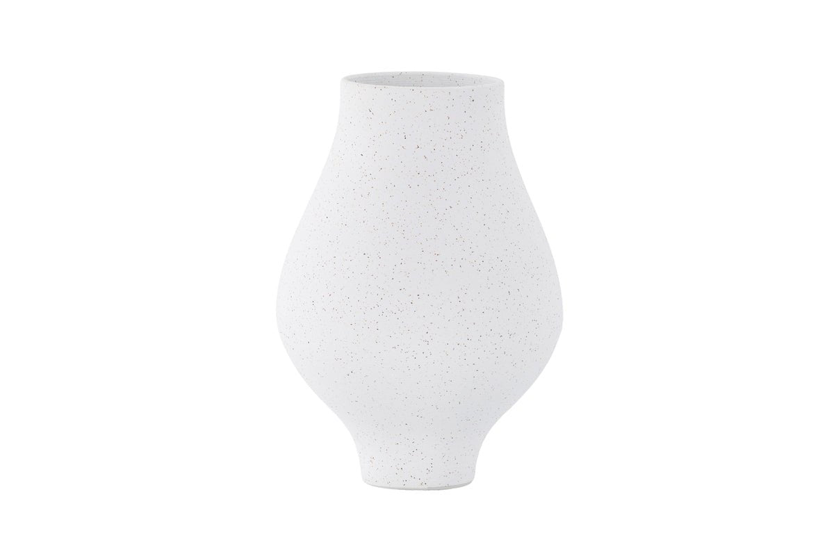Vase Rellis Ø14 cm – Tidløs keramik med fine sprøjtninger