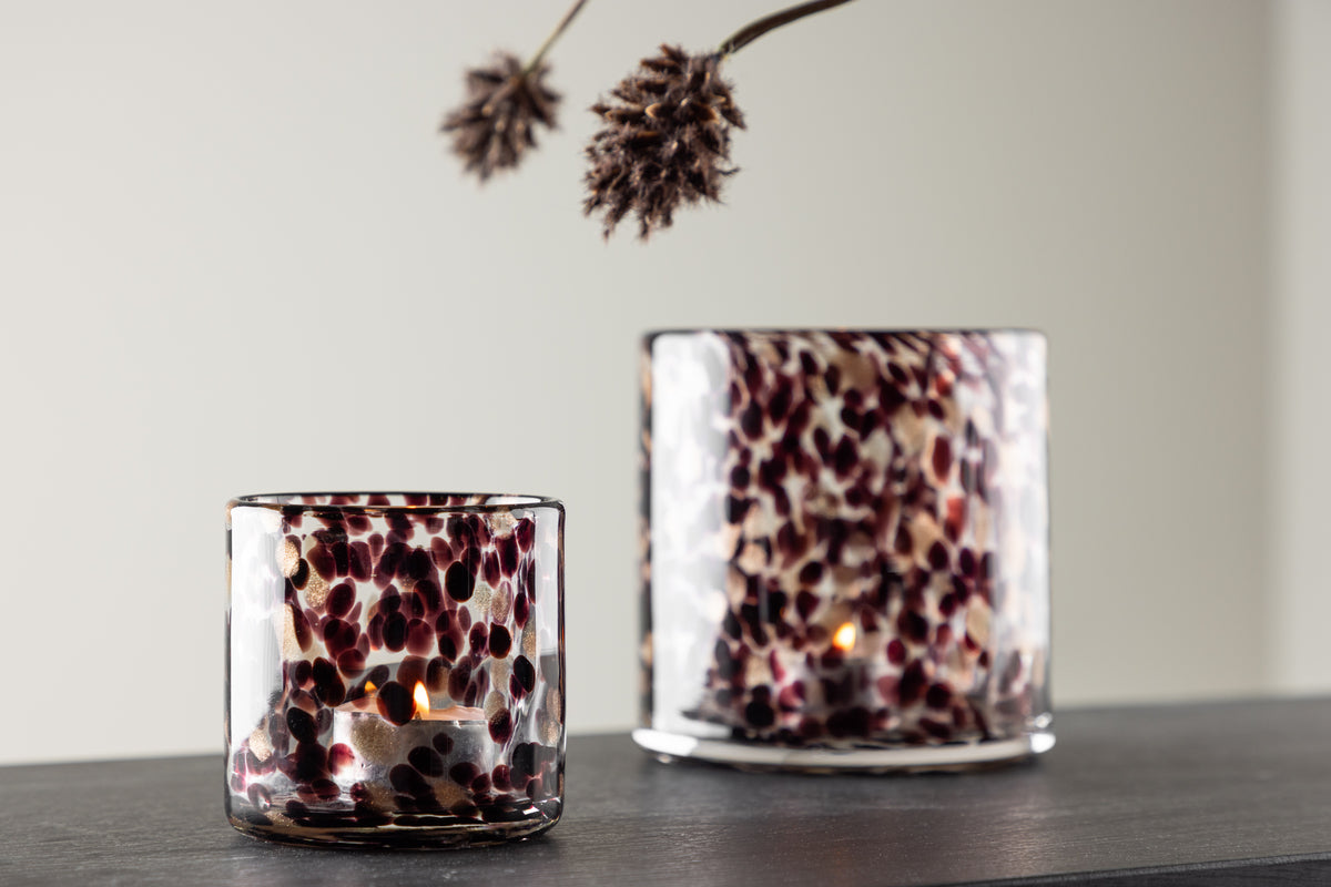 Laterne Honey - lanterne i glas i forskellige farver